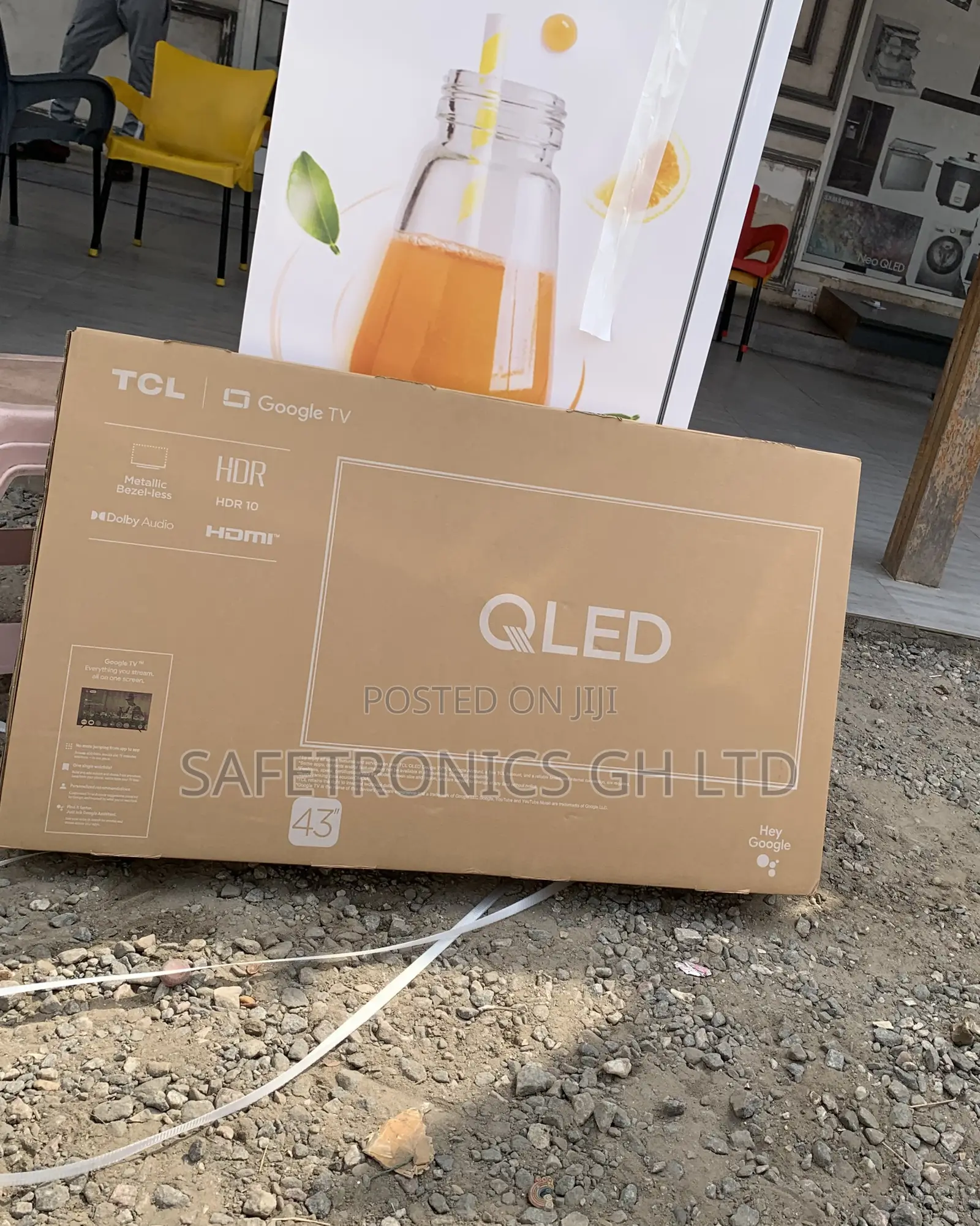 Ultra Modern TCL 43s5k Qled Android Frameless 43 Inch Smart Satellite