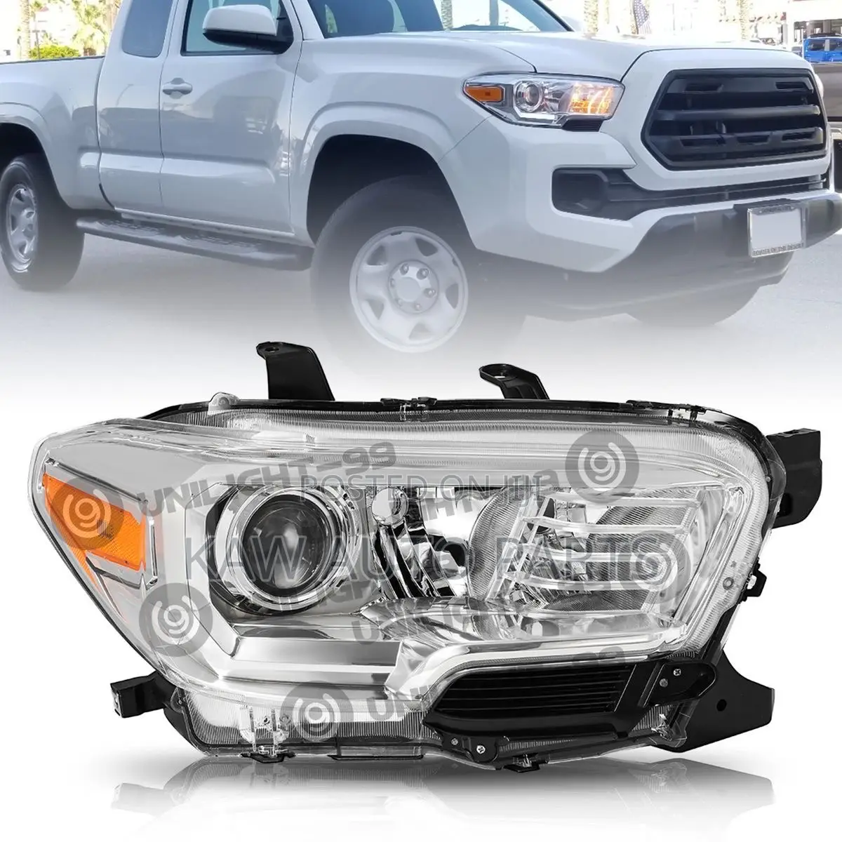 2016,2017,2018,2019,2020,2021,2022 Headlight For Toyota Tacoma