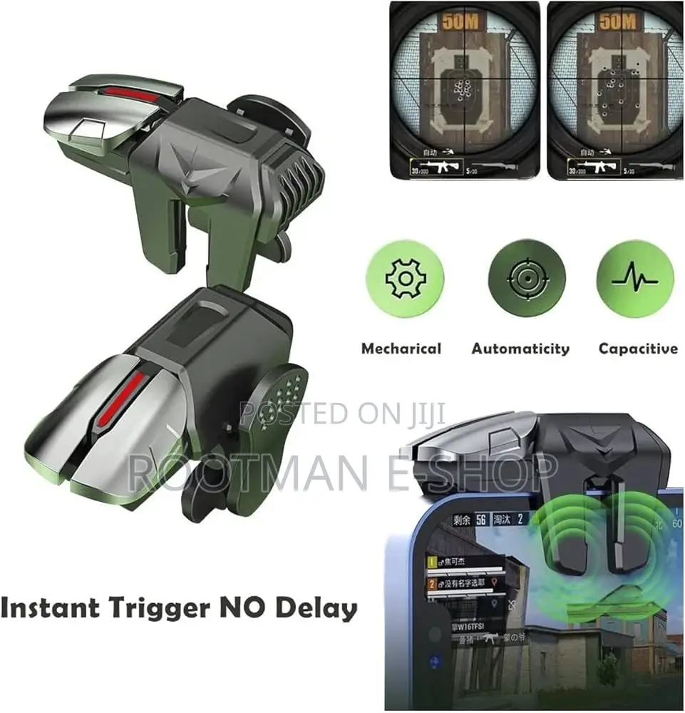 Mobile Controller Mobile Phone 4 Triggers Joystick Gaming