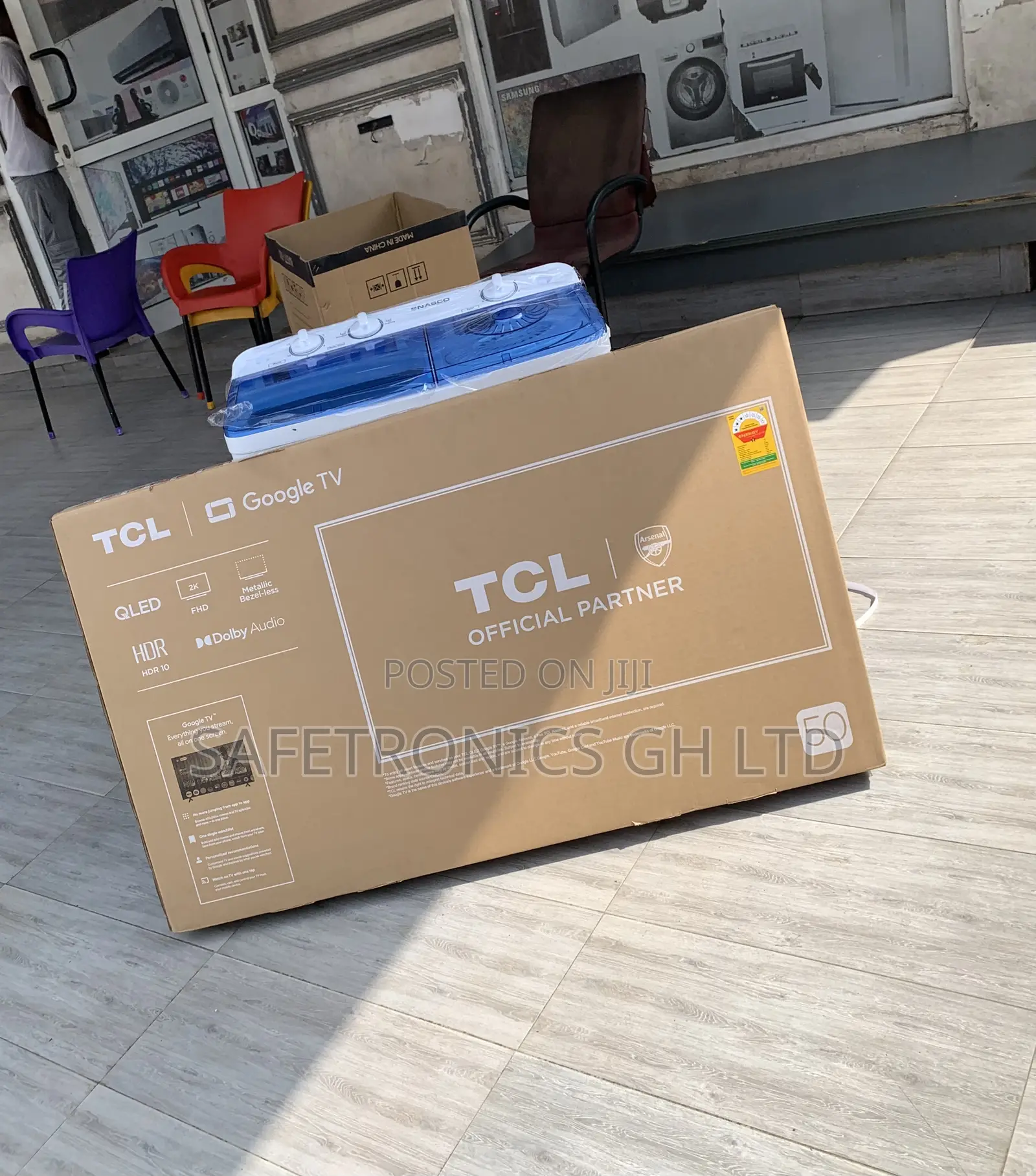 Zealous 50 Inch Smart Satellite 50s5k Qled Android Frameless Tv