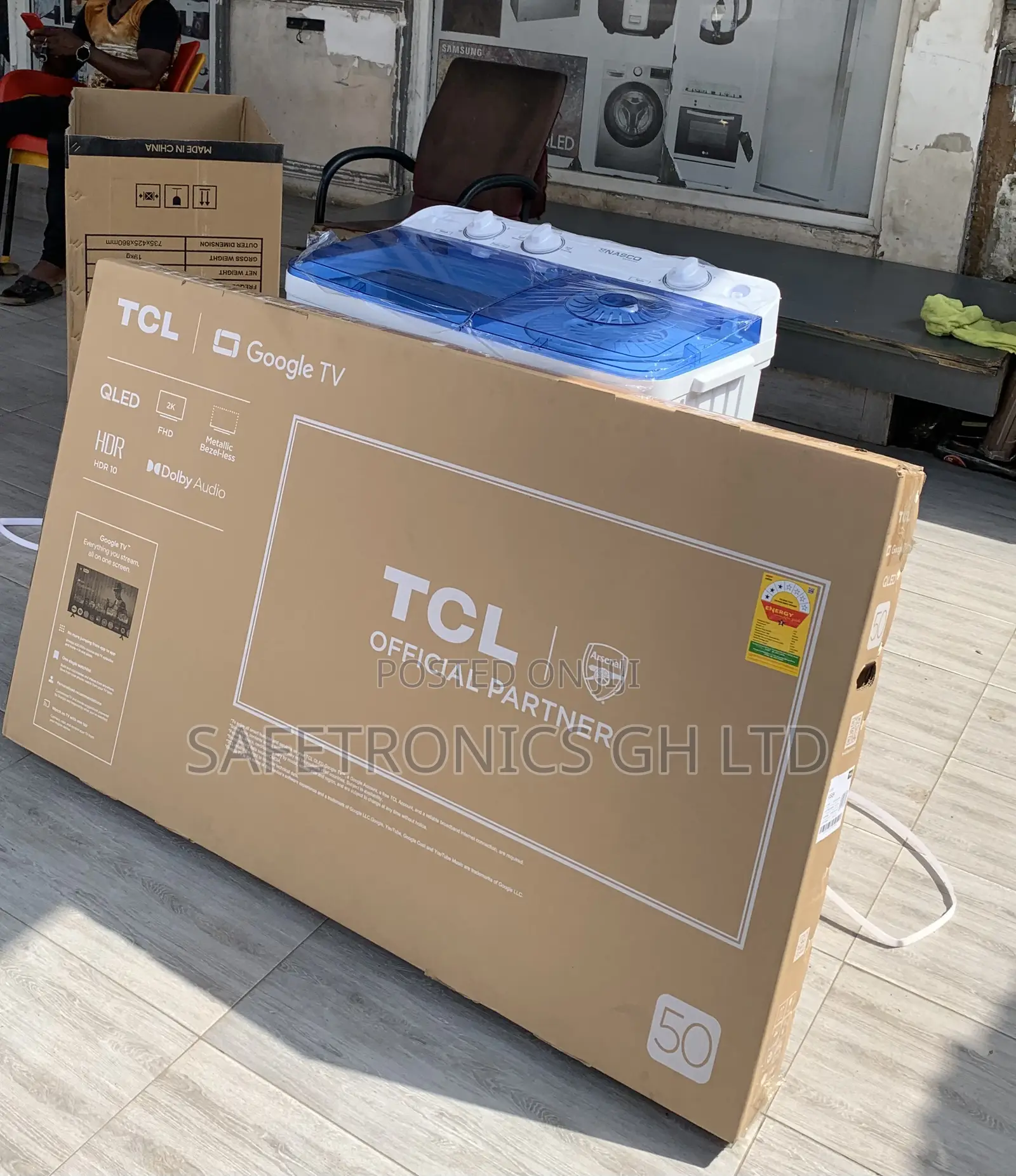Kindly Buy Qled Smart Satellite 50 Inch Android 50s5k Tv