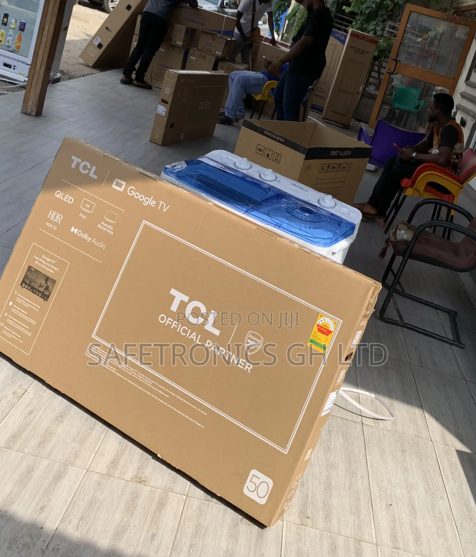 Exclusive TCL Qled 50 Inch 50s5k Android Frameless Smart Satellite Tv