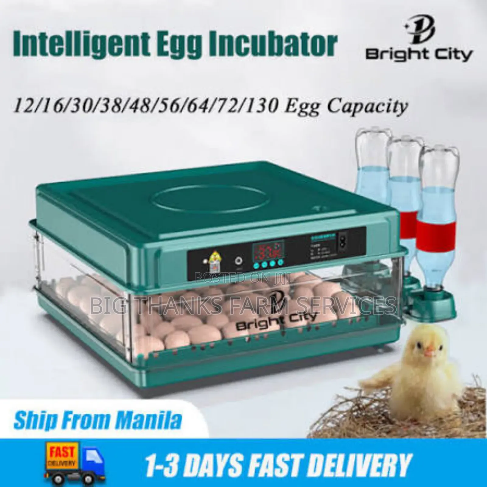 48 Egg Incubators, Automatic