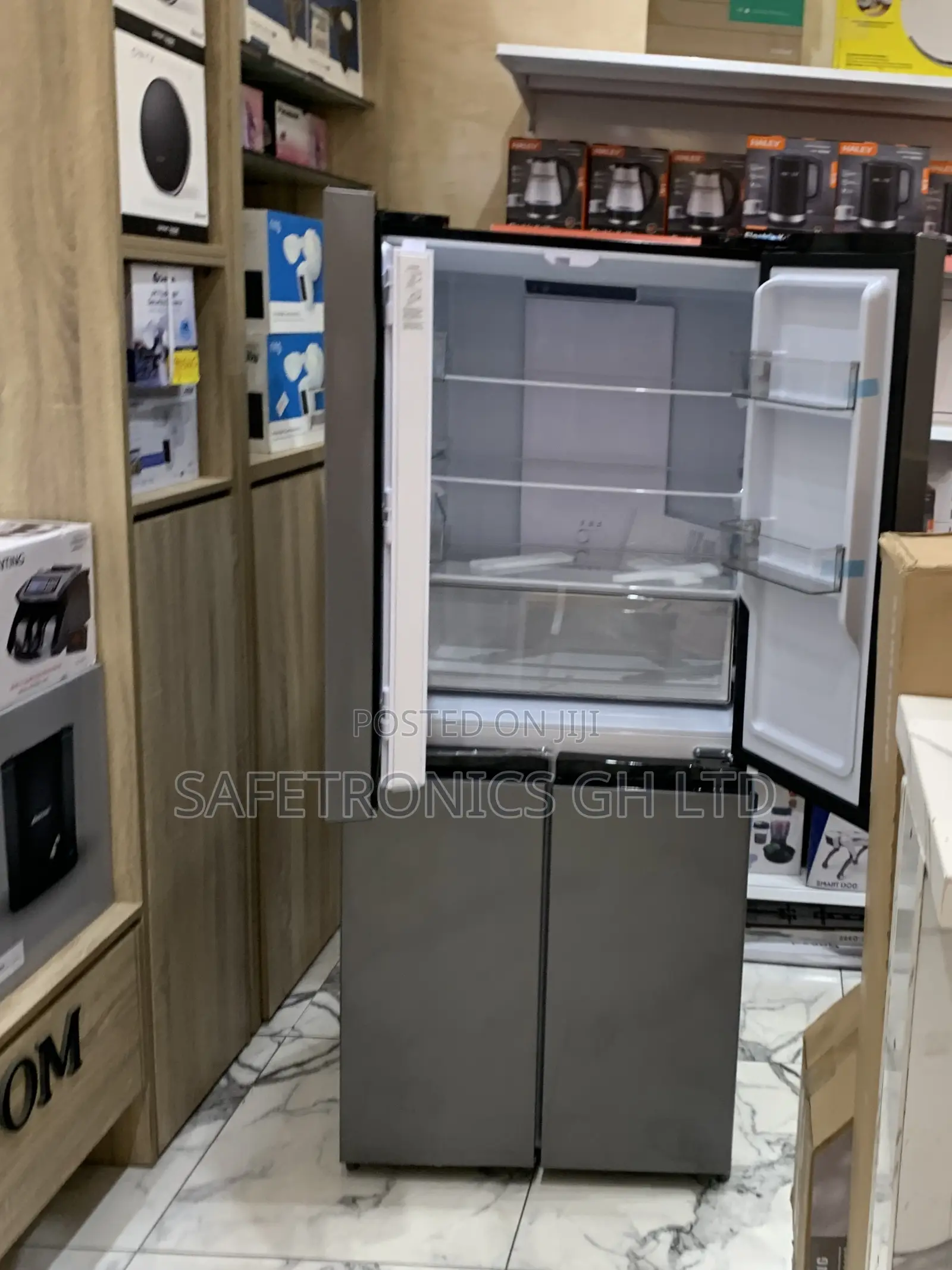 Top Notch Grey Side by Side Nasco 4 Doors Nasf-400fdr1 Fridge