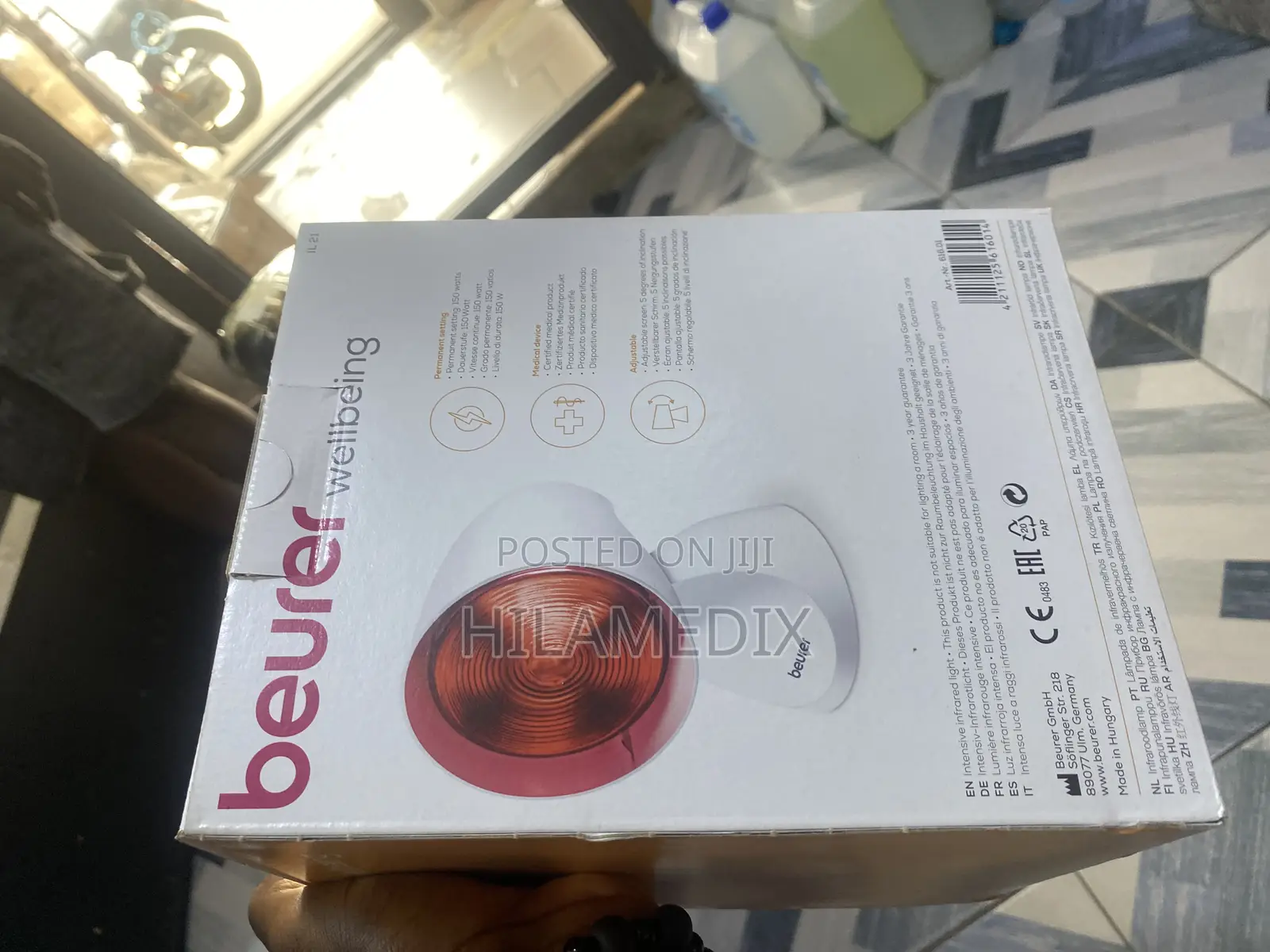 Beurer Il 21 Infrared Lamp (Infrared Heat Therapy Lamp)
