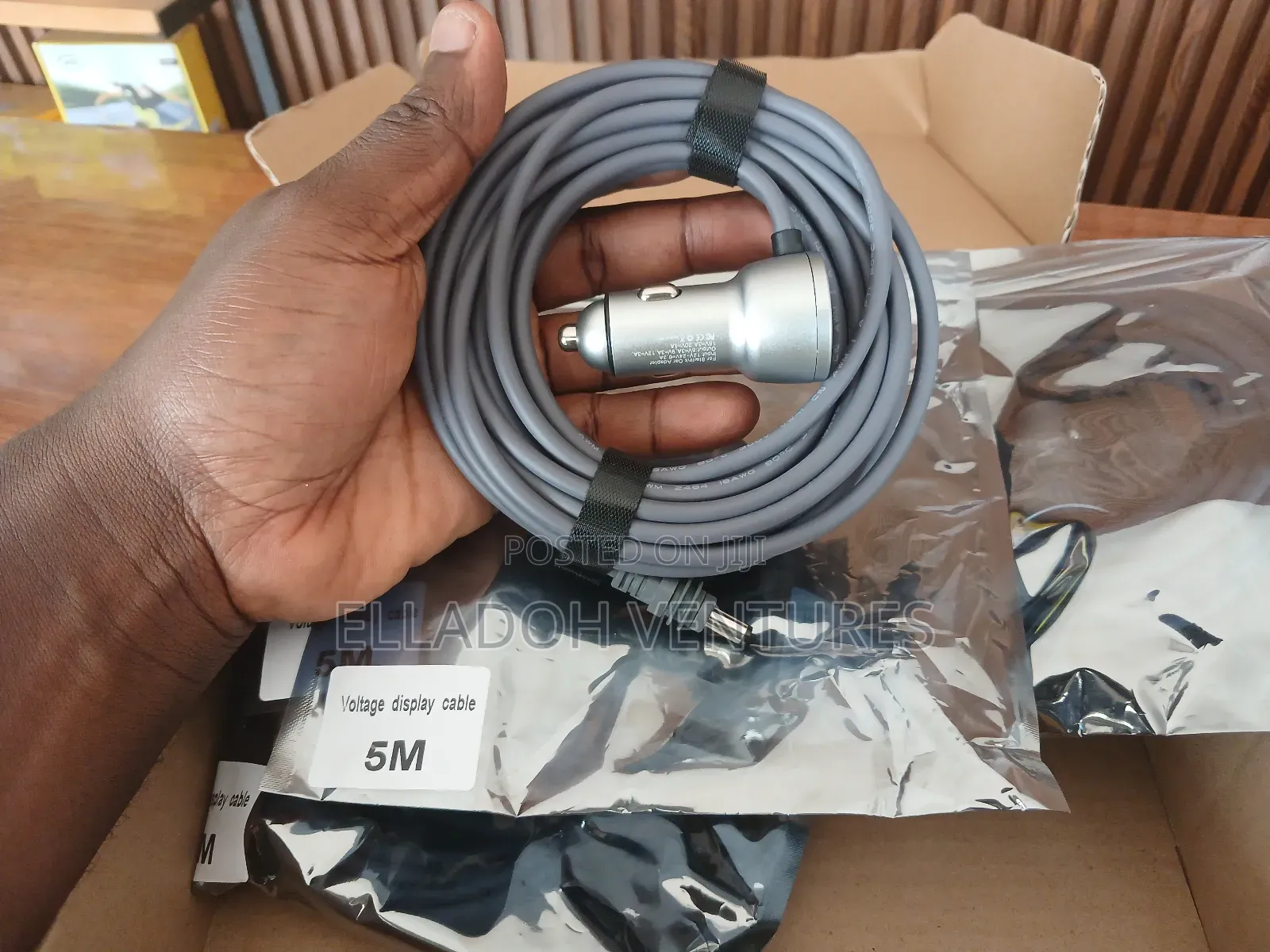 5m Starlink Mini Cigarette Car Charger and Cable