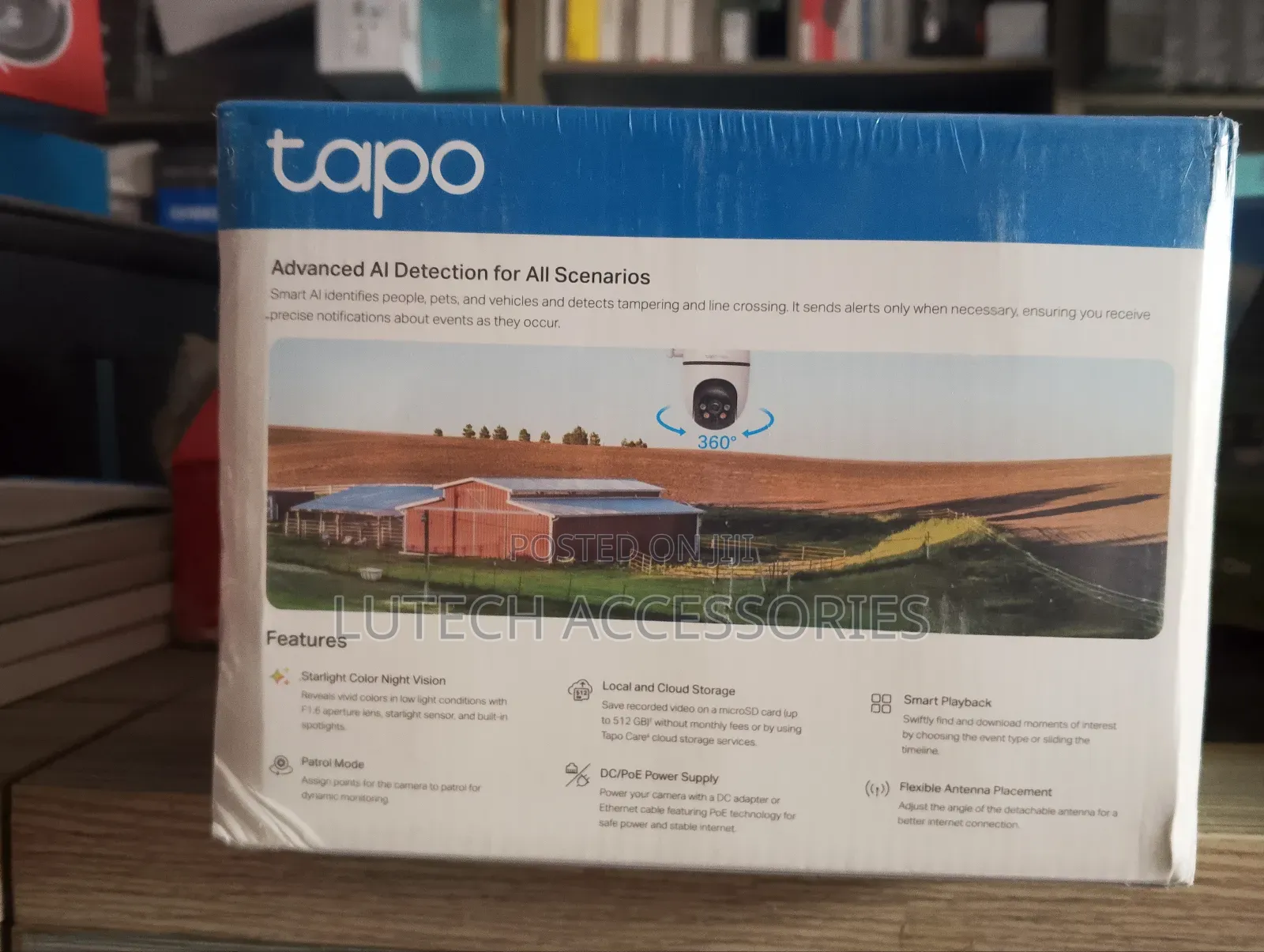 Tapo Outdoor Pan/Tin 4g Lte Camera (Tapo C501gw)