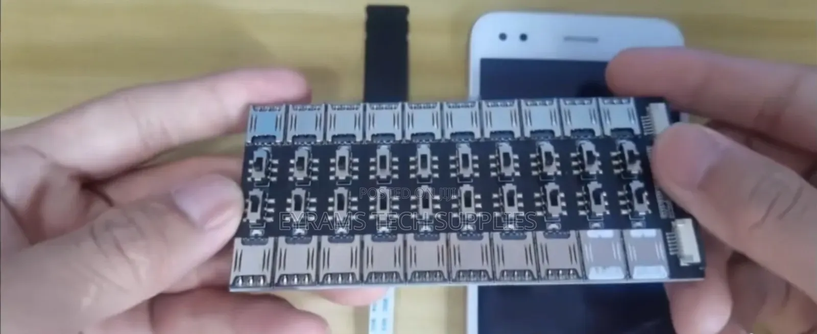 Sim Card Adapter With 20 Slots Multi Sim Card Reader