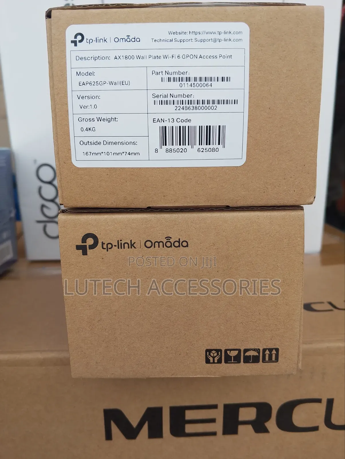 Tplink Omada Ax1800 Wallplate Wi-Fi6 Gpon Access Point (Eap625gp-Wall)