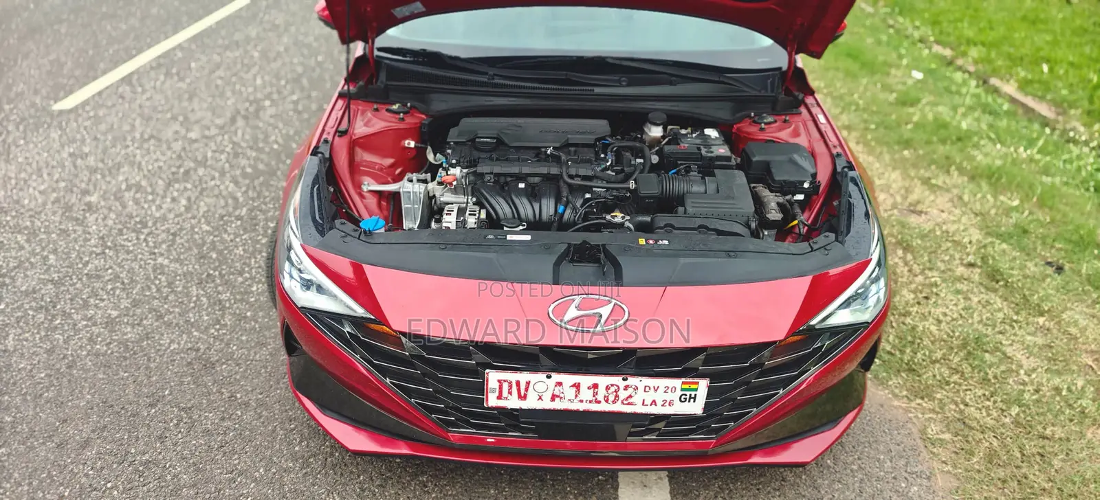 Hyundai Elantra Limited 2023 Red