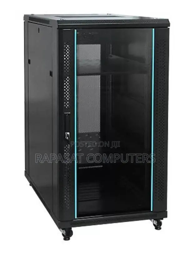 18u Network Server Rack With Fan, Tray, Pdu and Wheels (Grade A)
