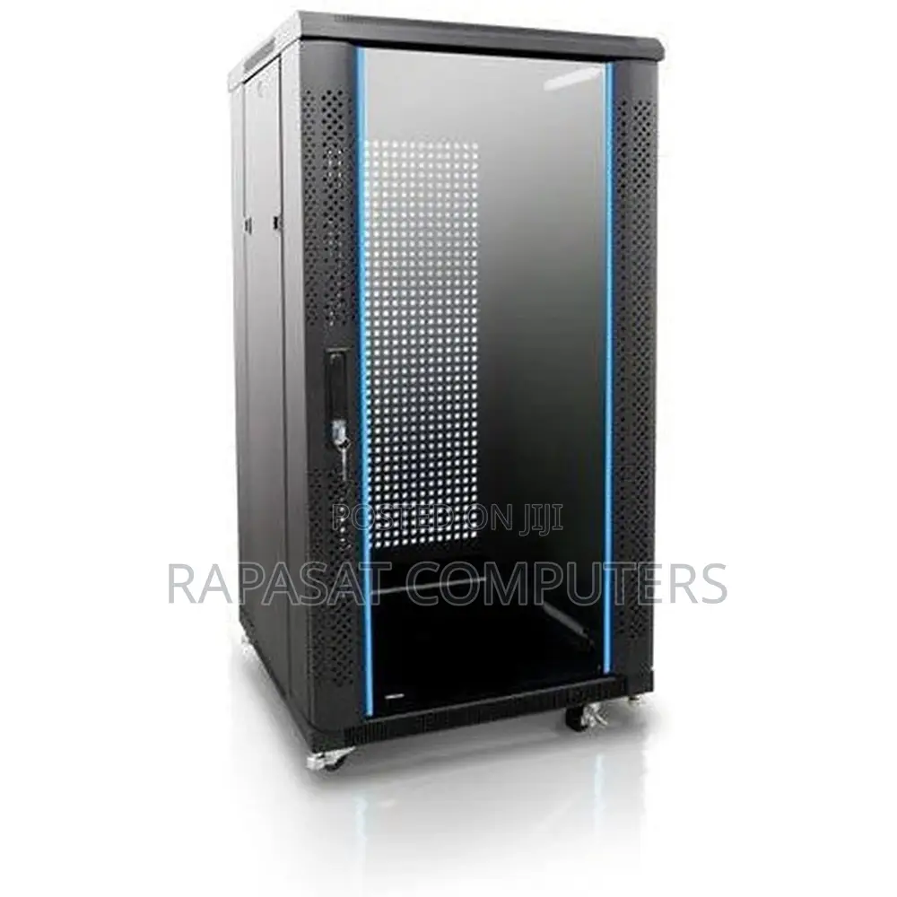 18u Network Server Rack With Fan, Tray, Pdu and Wheels