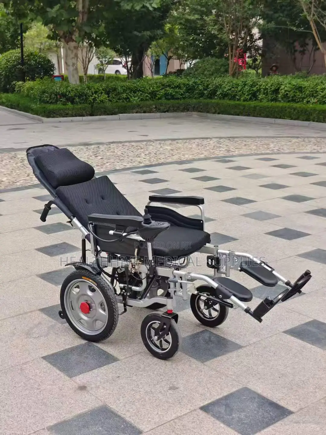 Electric Foldable Mobility Wheel Chair ( Long Back)