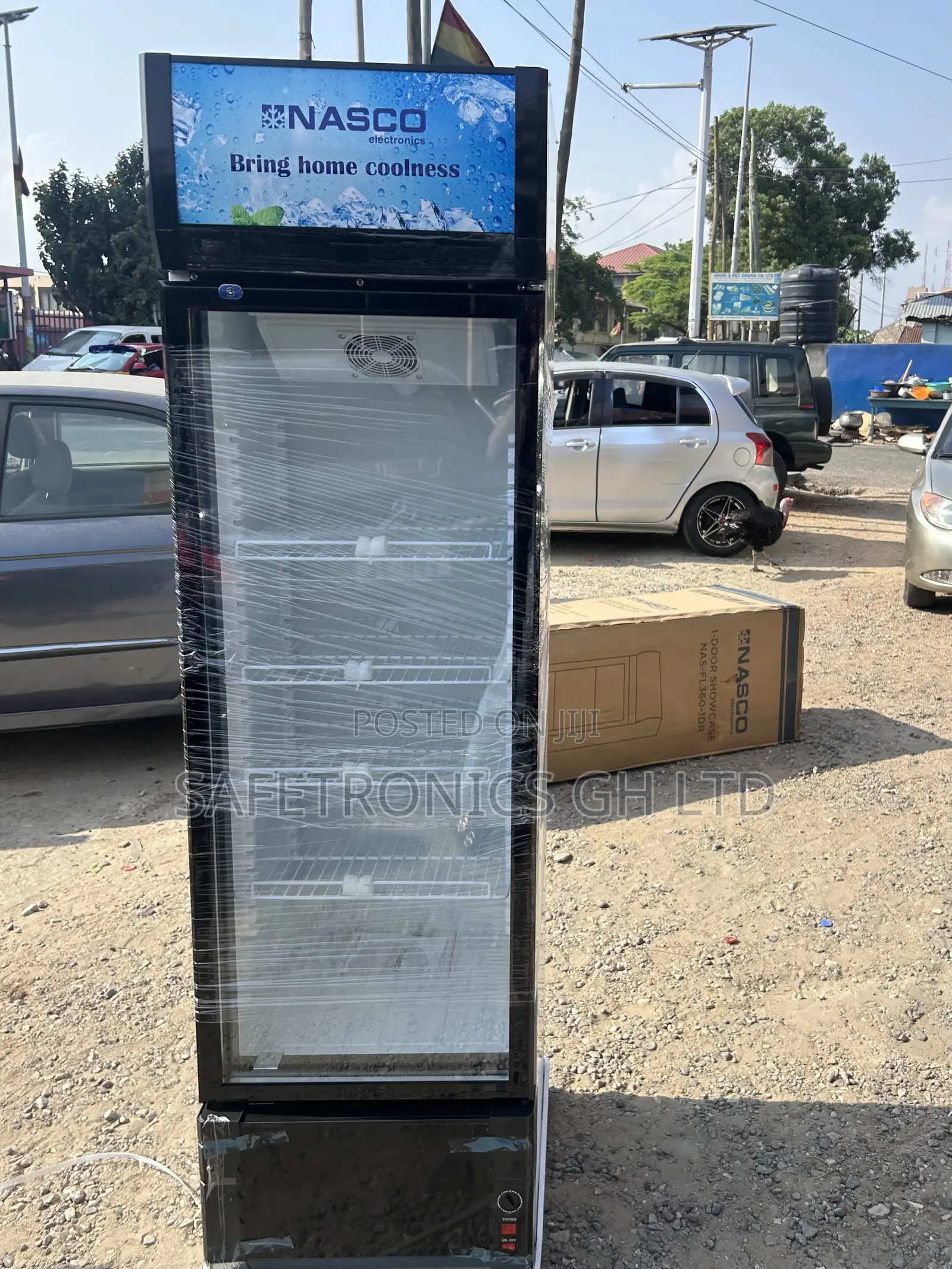 Most Accurate Display Nasfl350-1dr Singledoor Glass 288 Liters Fridge