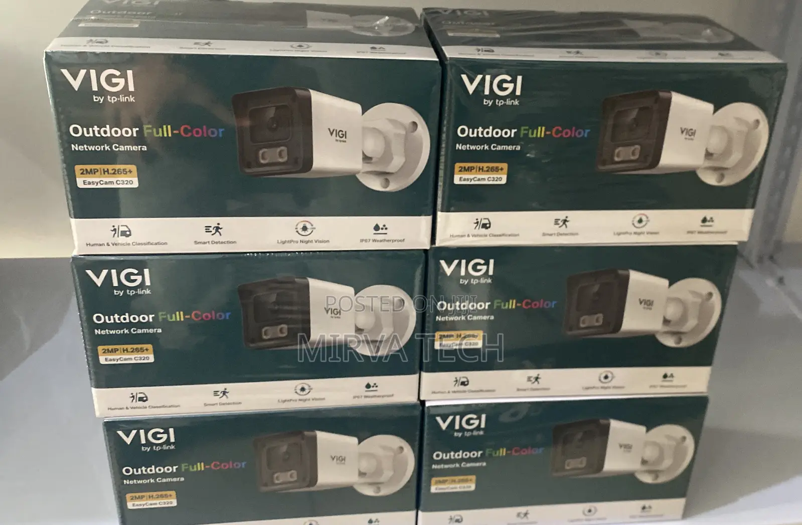 Tp-Link Vigi 2mp Outdoor Full-Color Ip Network Camera Easycam C320