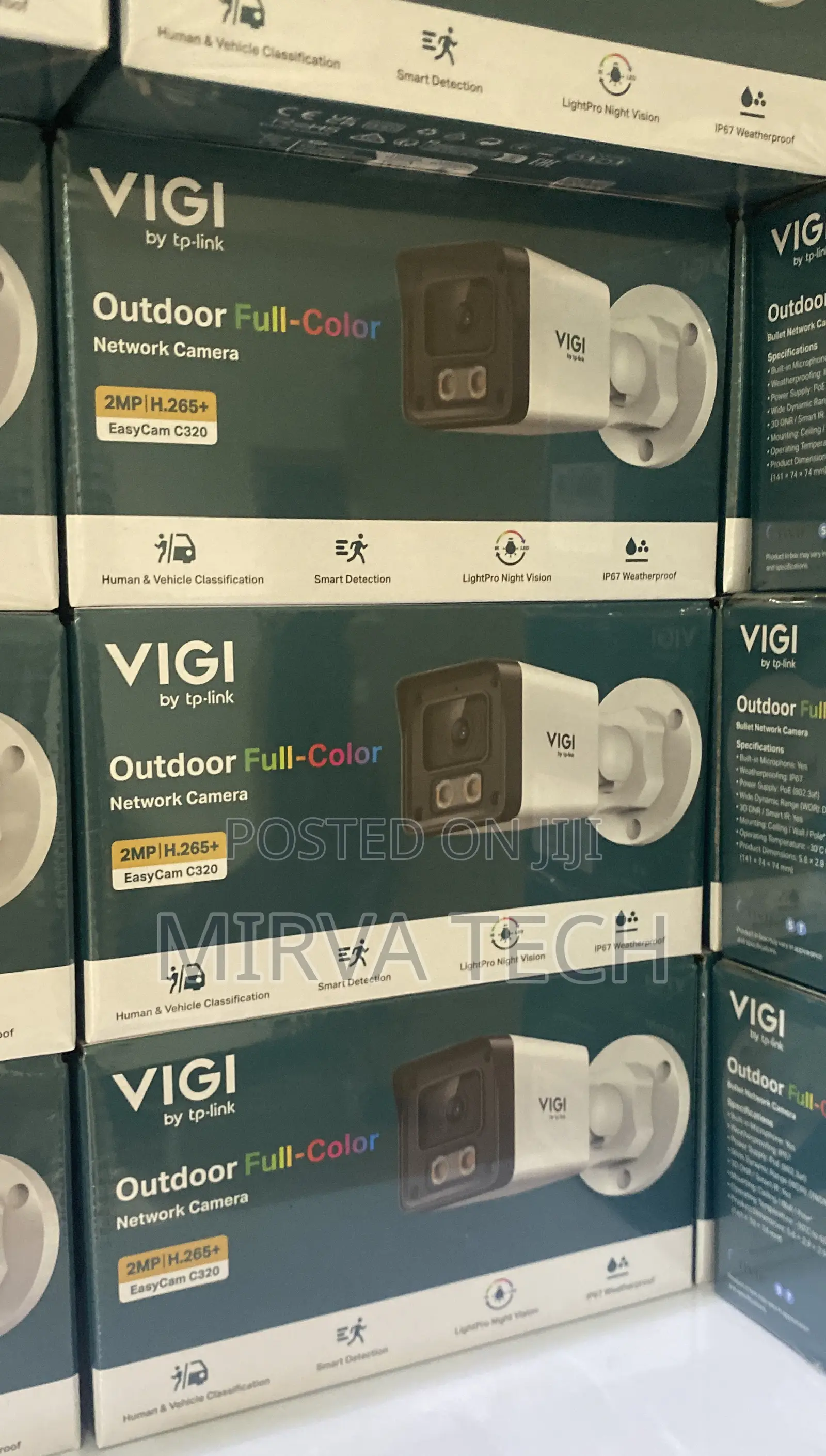 Tp-Link Vigi 2mp Outdoor Full-Color Ip Network Camera Easycam C320
