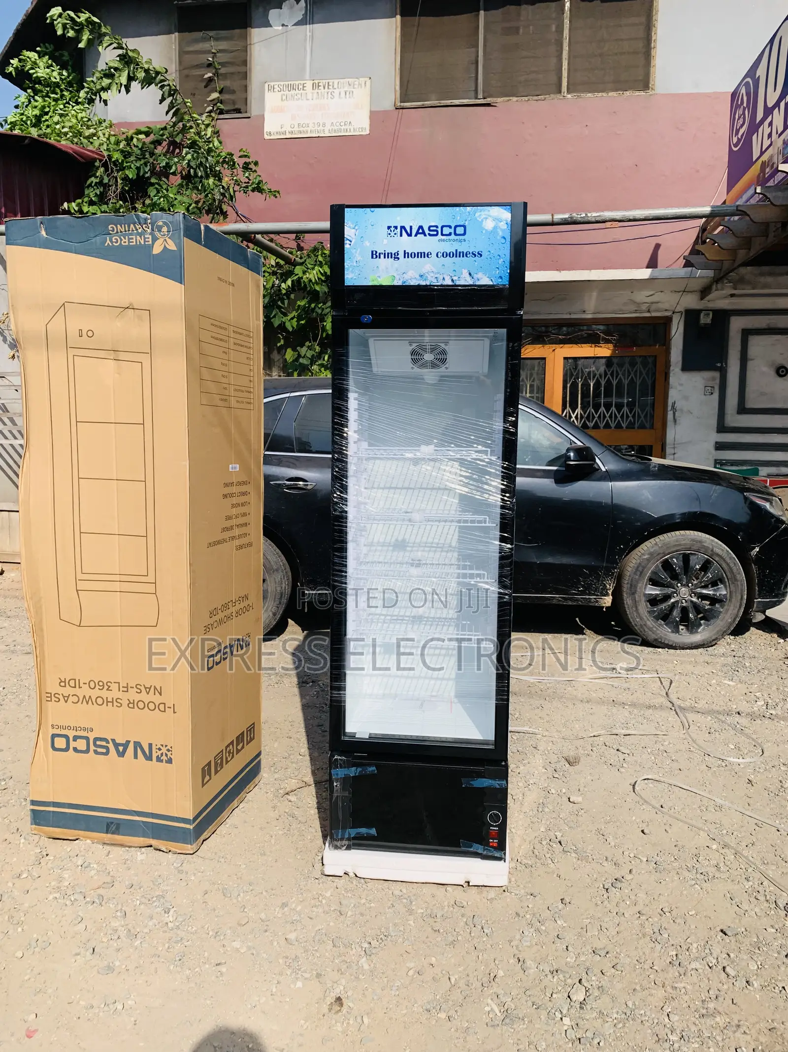 Ultra Modern Sleek Nasco Display Fridge Nasfl360-1dr