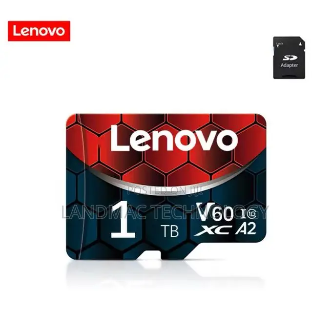 1tb Superspeed Microsd Memory Card + Adapter- Red/Black