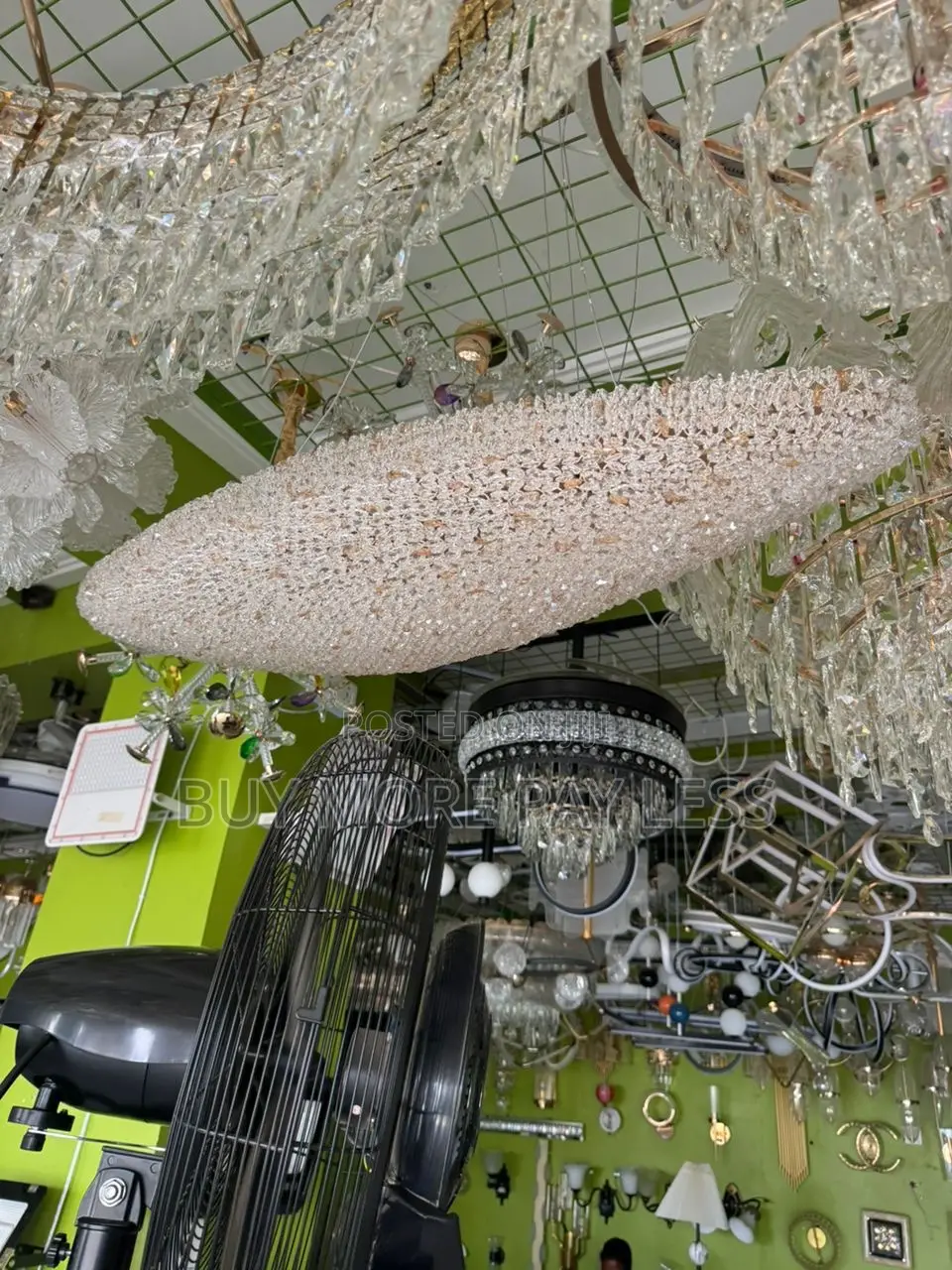 Crystal Oval Chandelier