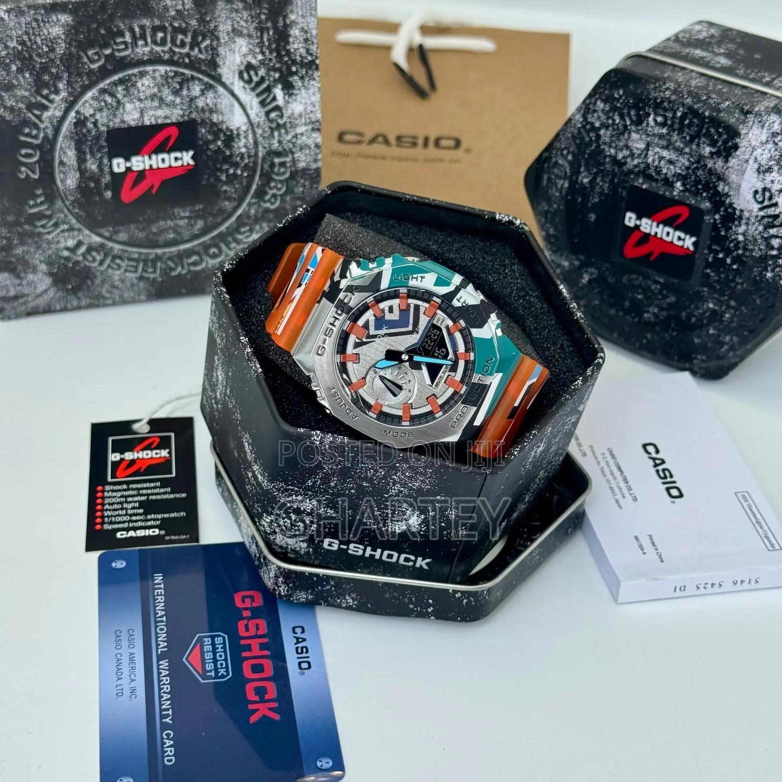 G-Shock Prism Dial Edition – Rugged Style Chronograph Watch