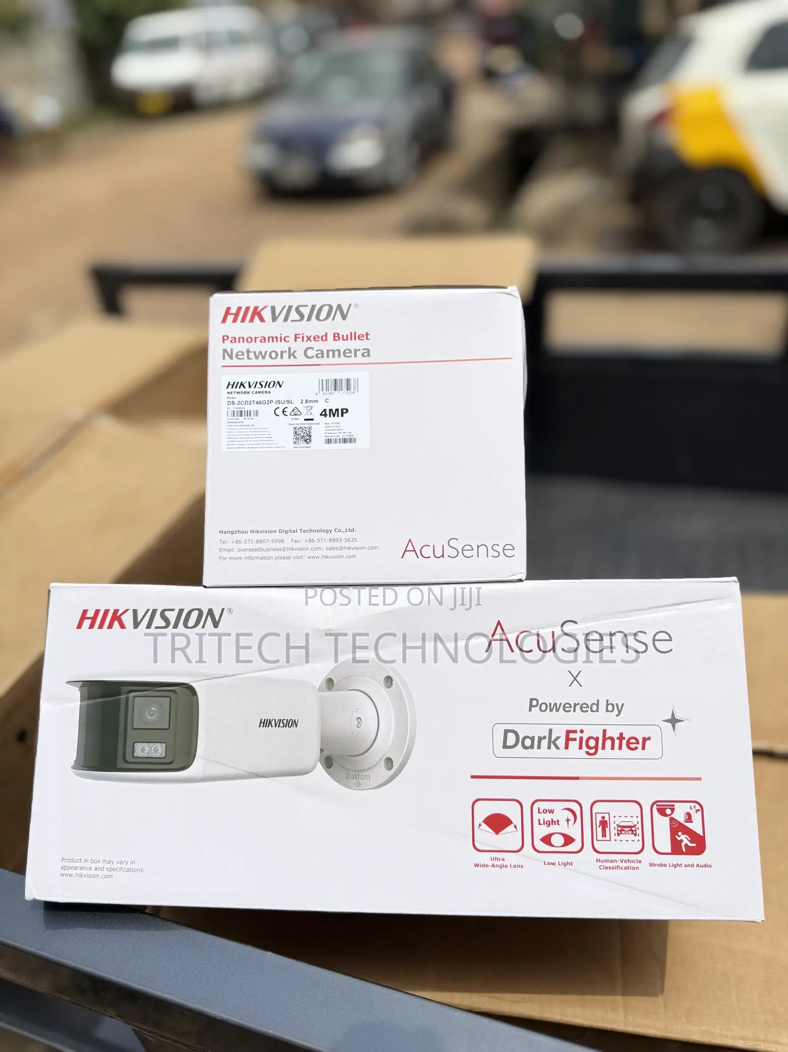 Hikvision 4mp Panoramic Acusense Outdoor Camera Ds-2cd2t46g2p-Isu/Sl