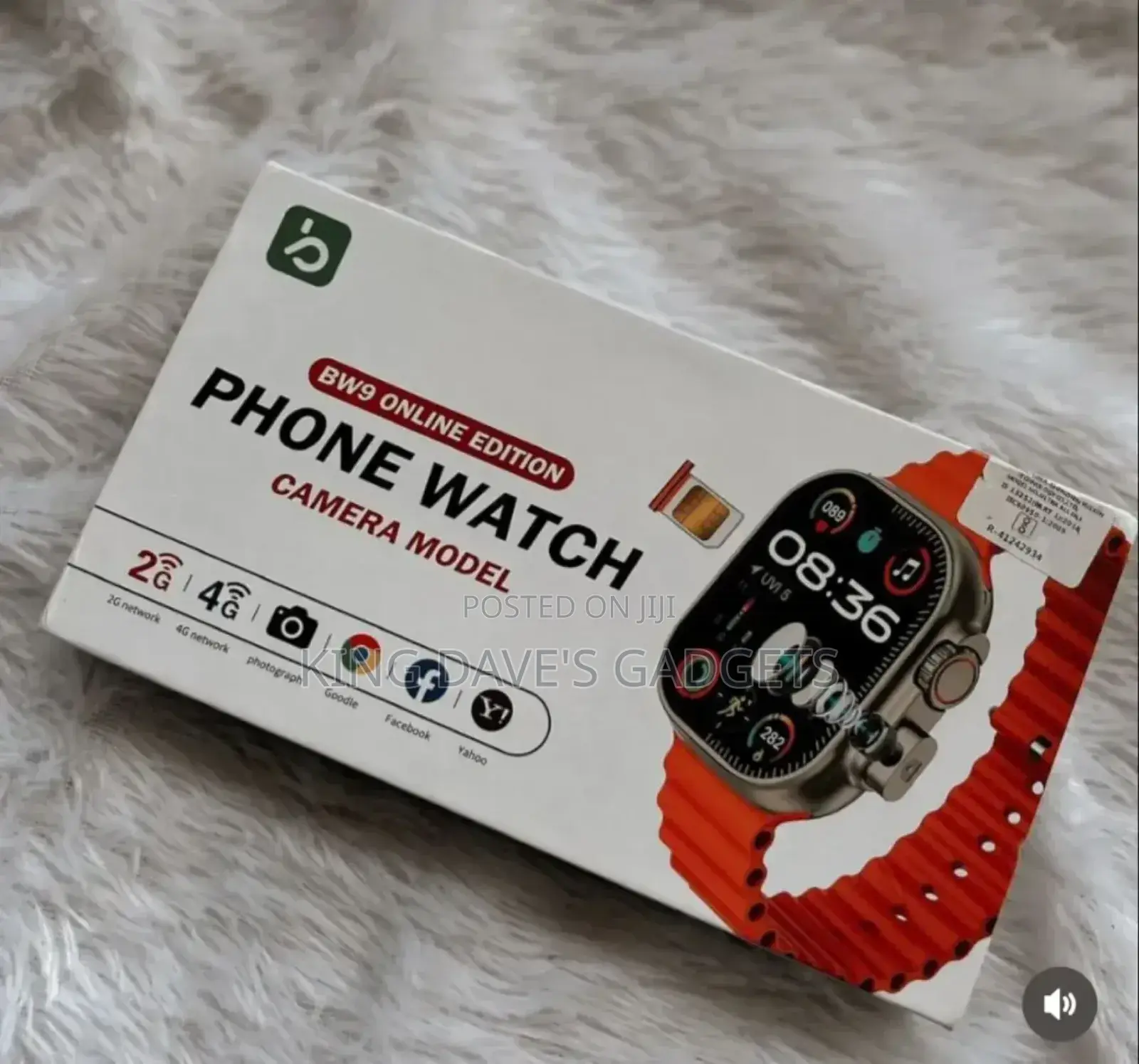 Bw9 Pro Smartwatch With Sim Card