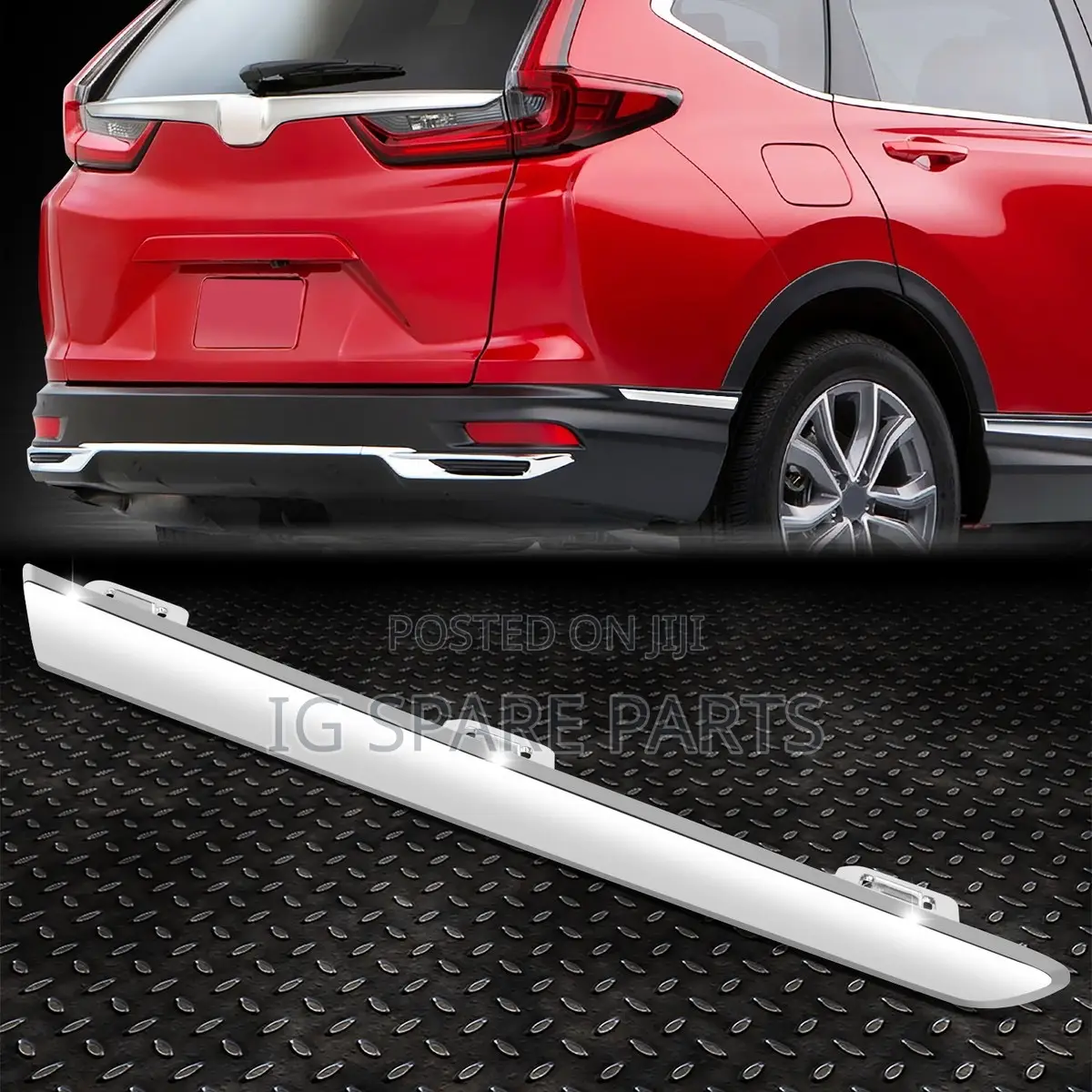 Honda Crv 2017-2022 Rear Bumper Trim Chrome
