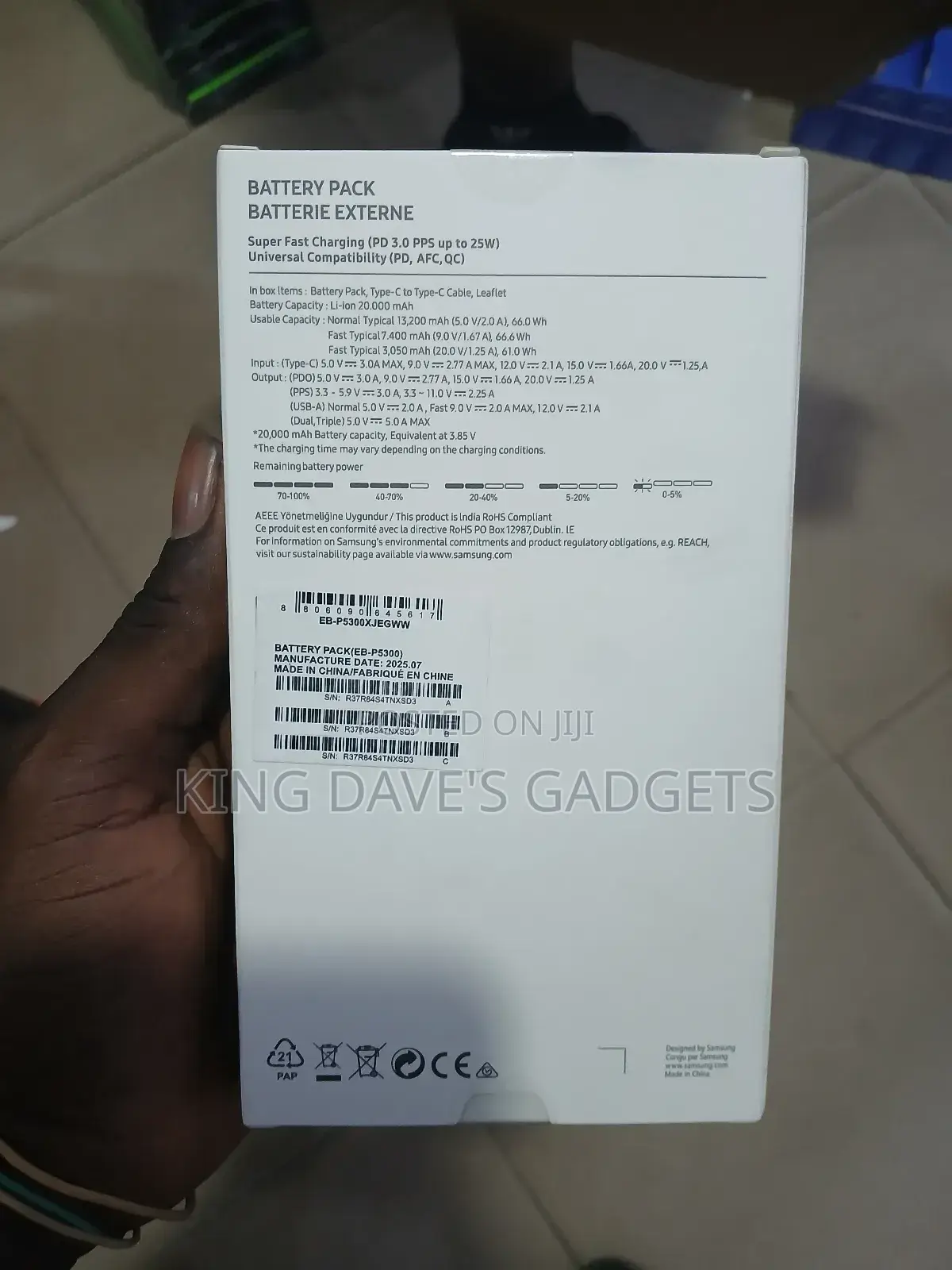 Samsung 20000mah Powerbank