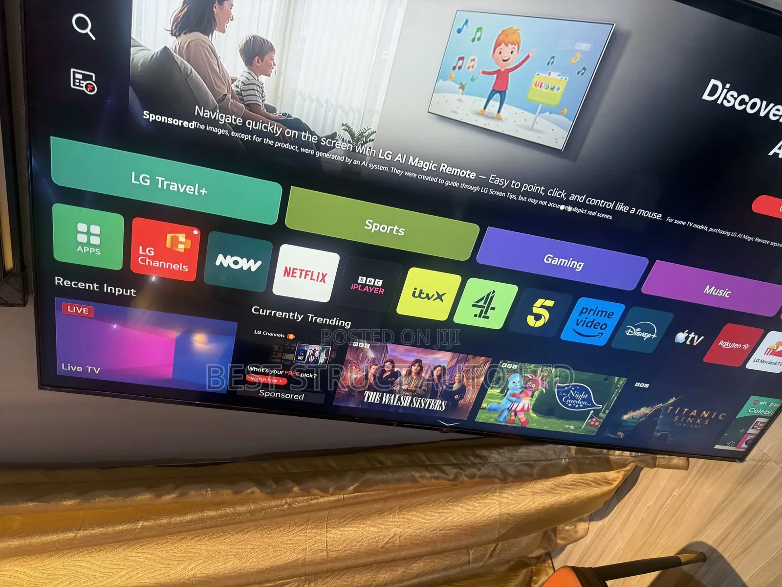 Uk Used 75 Inches Lg Smart Satellite Tv