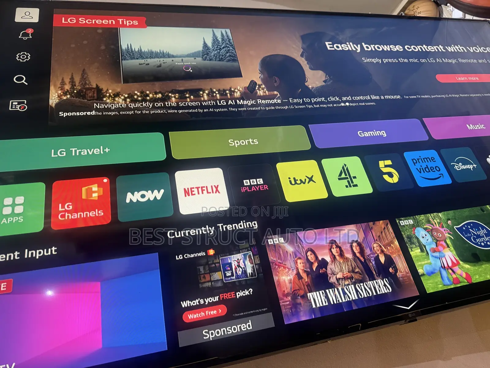 Uk Used 75 Inches Lg Smart Satellite Tv