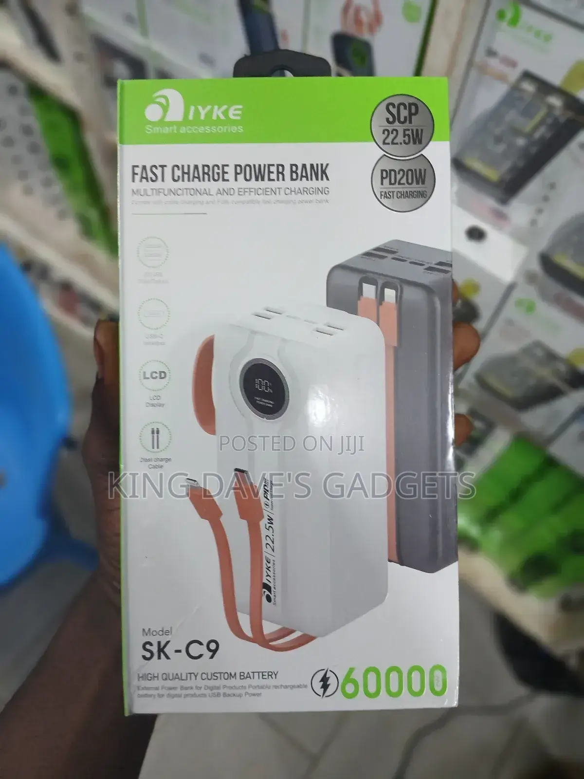 Iyke Sk-C9 60000mah Fast Charge Power Bank.