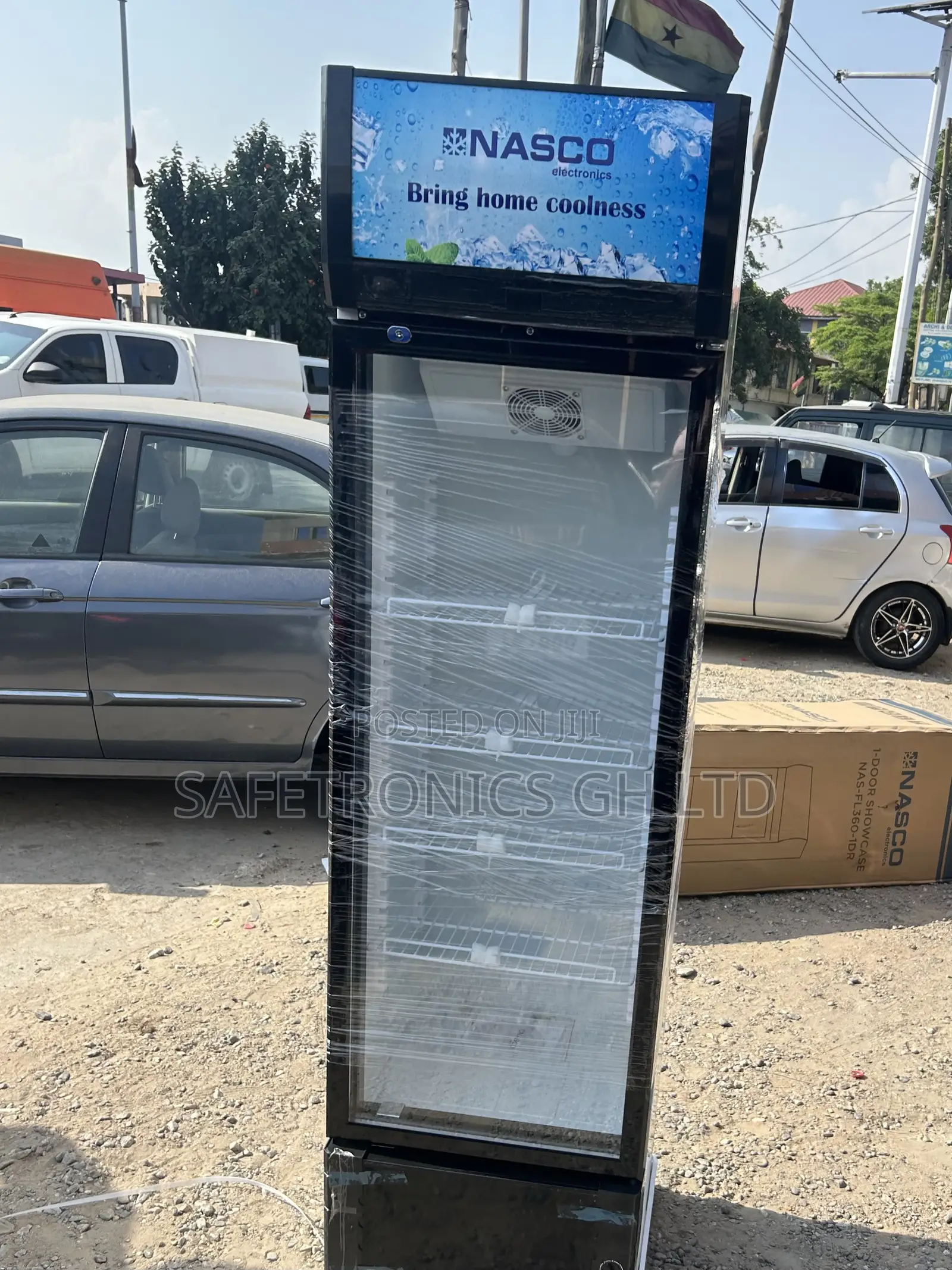 Nasco Direct Cooling Nasfl350-1dr Singledoor Display Glass 288l
