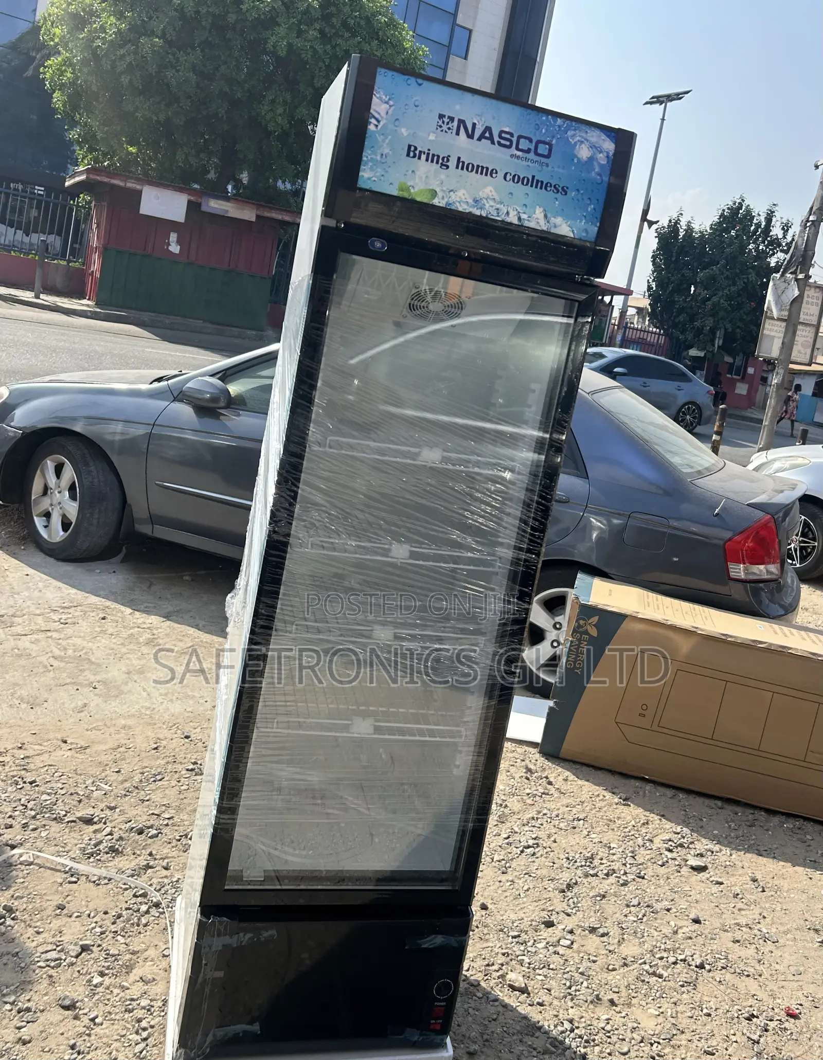 Singledoor Nasco Display Glass 288 Liters Nasfl350-1dr Fridge