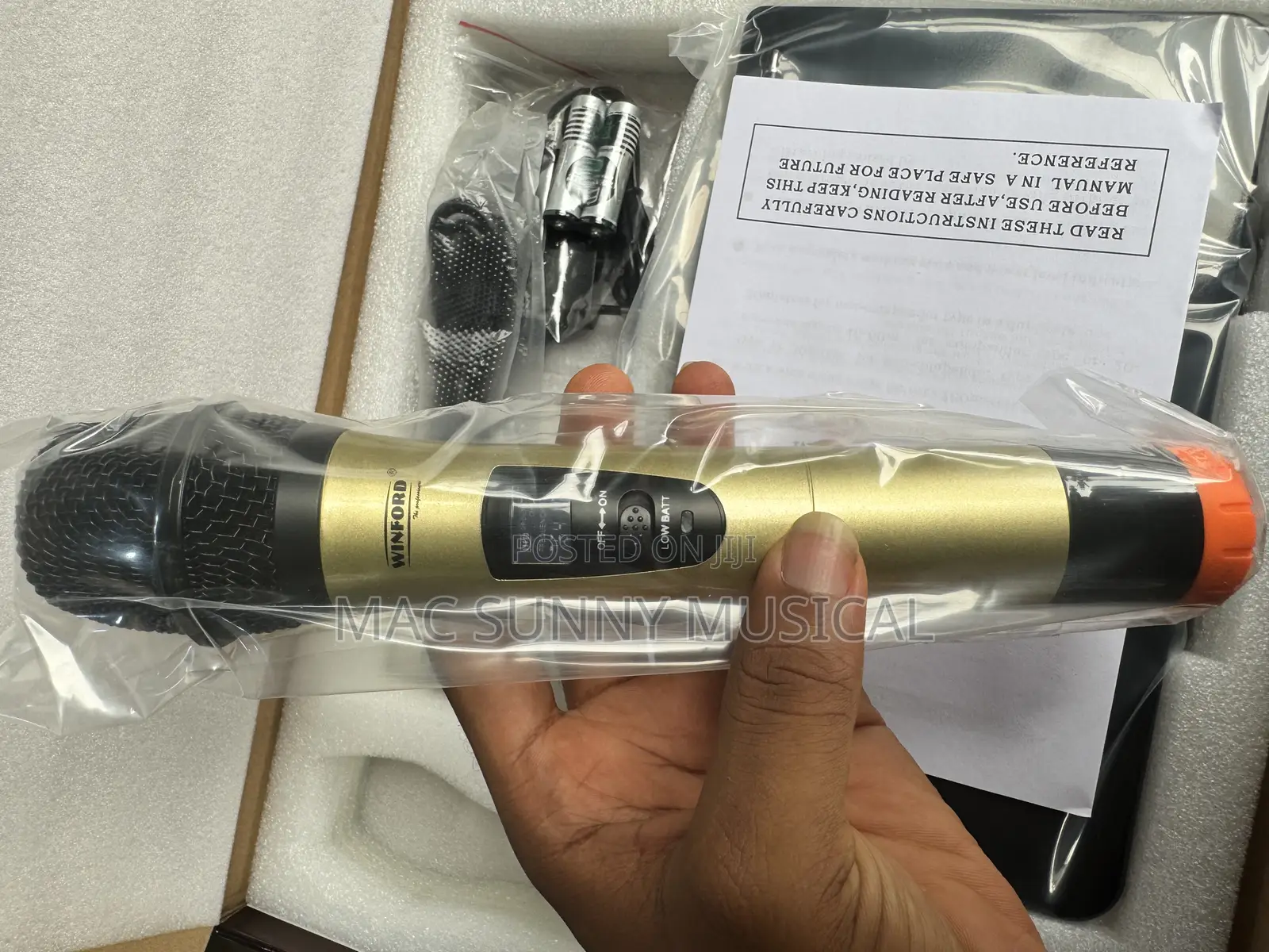 Winford 2in1 Microphone Wf366pro