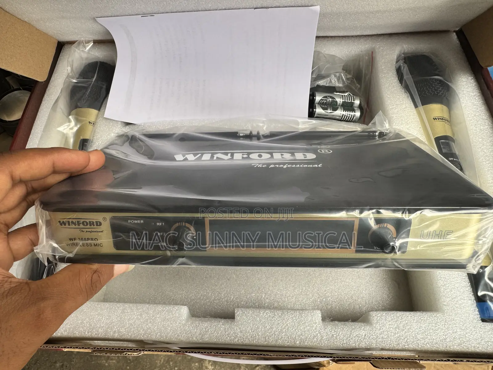 Winford 2in1 Microphone Wf366pro