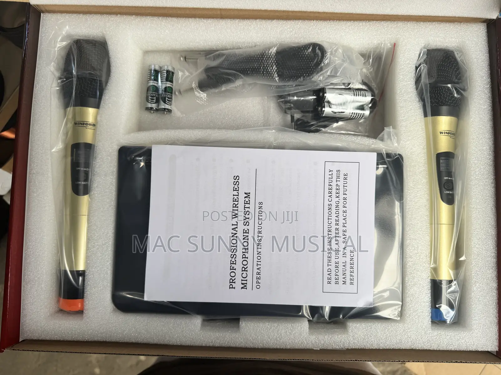 Winford 2in1 Microphone Wf366pro