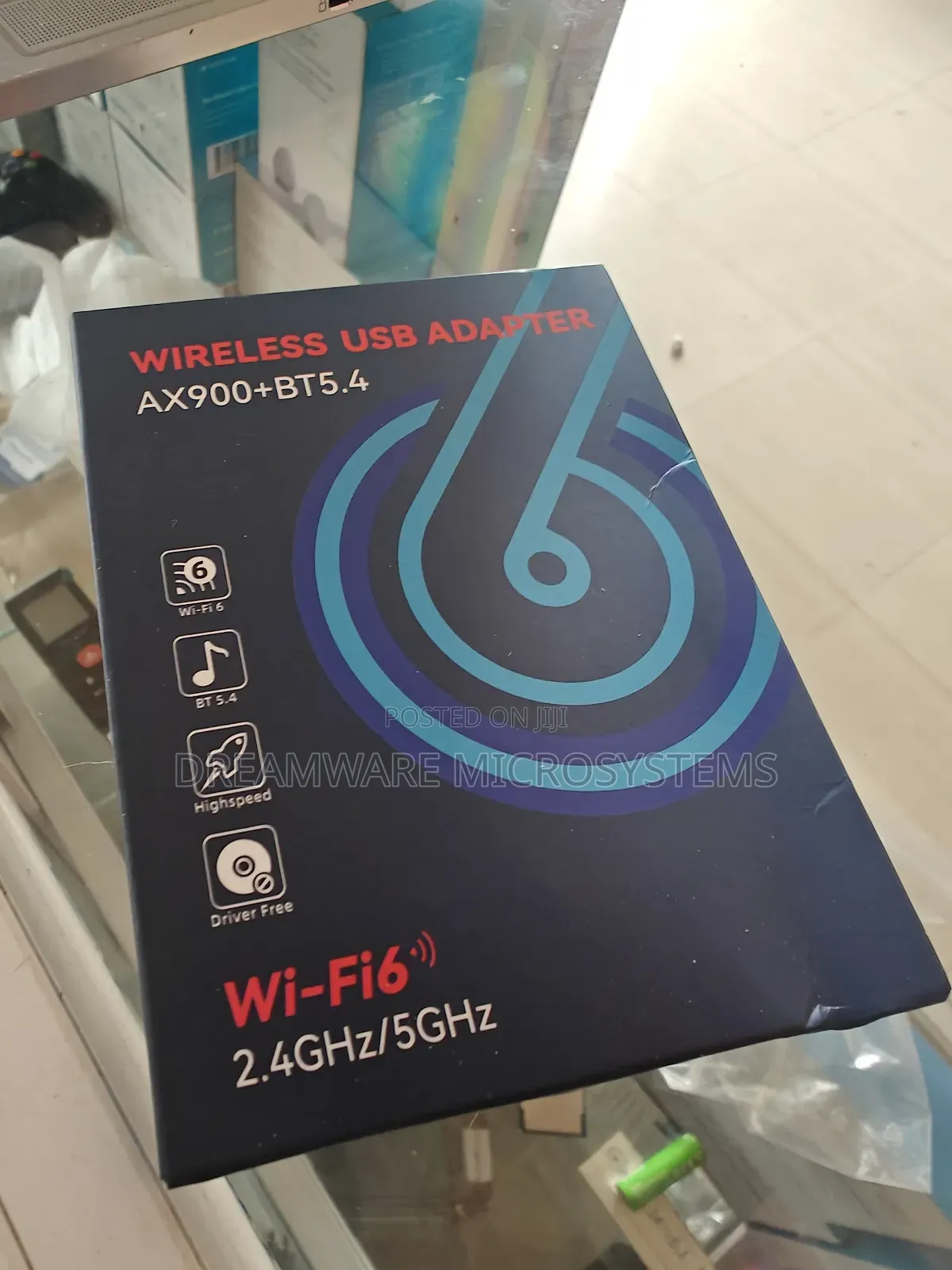 Wireless Usb Adapter Wi-Fi6 2.4ghz/5ghz With Bt 5.4
