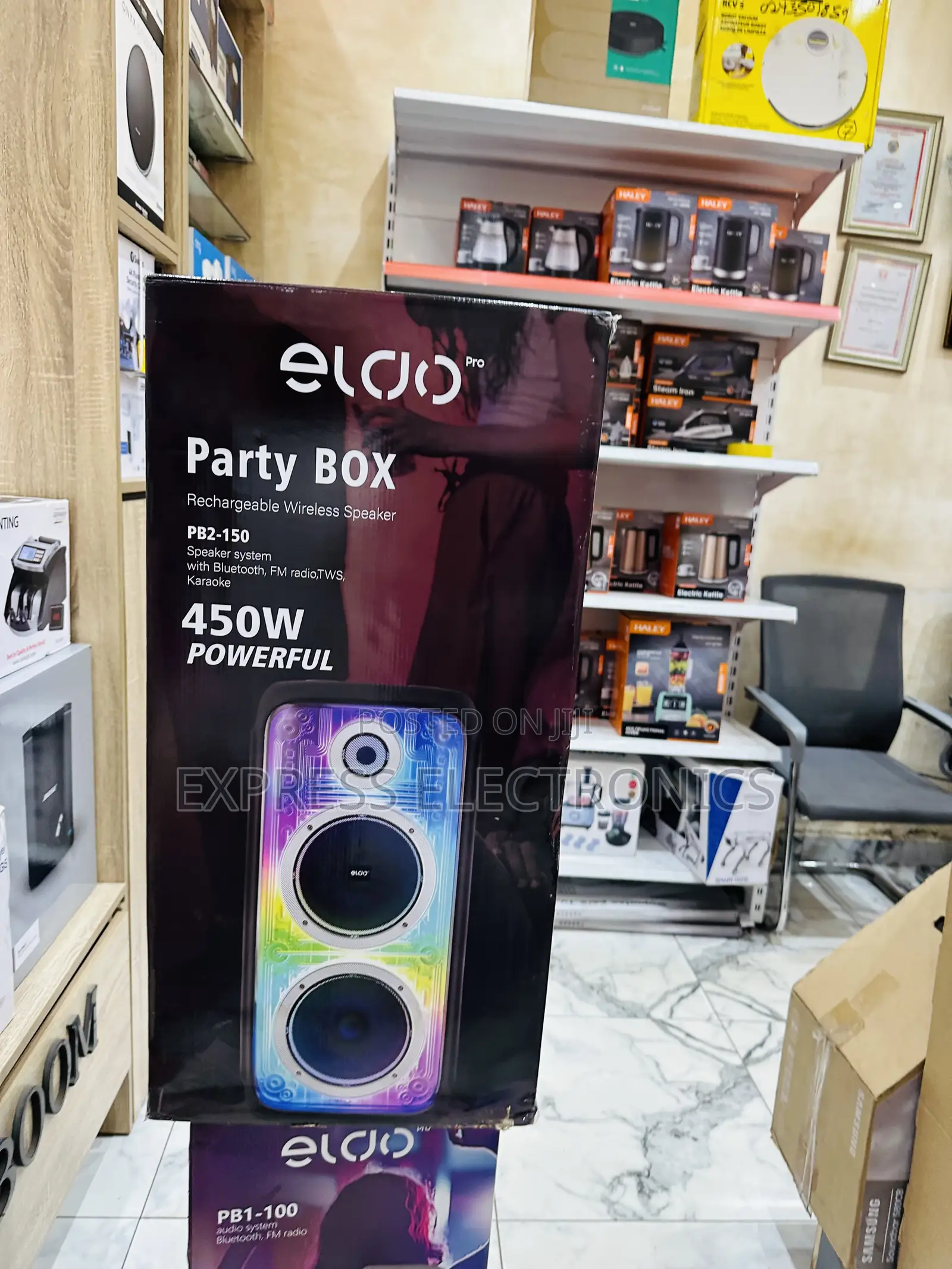 Grab the New Wireless Speaker Eldo Pb1-100 Double 6,5"