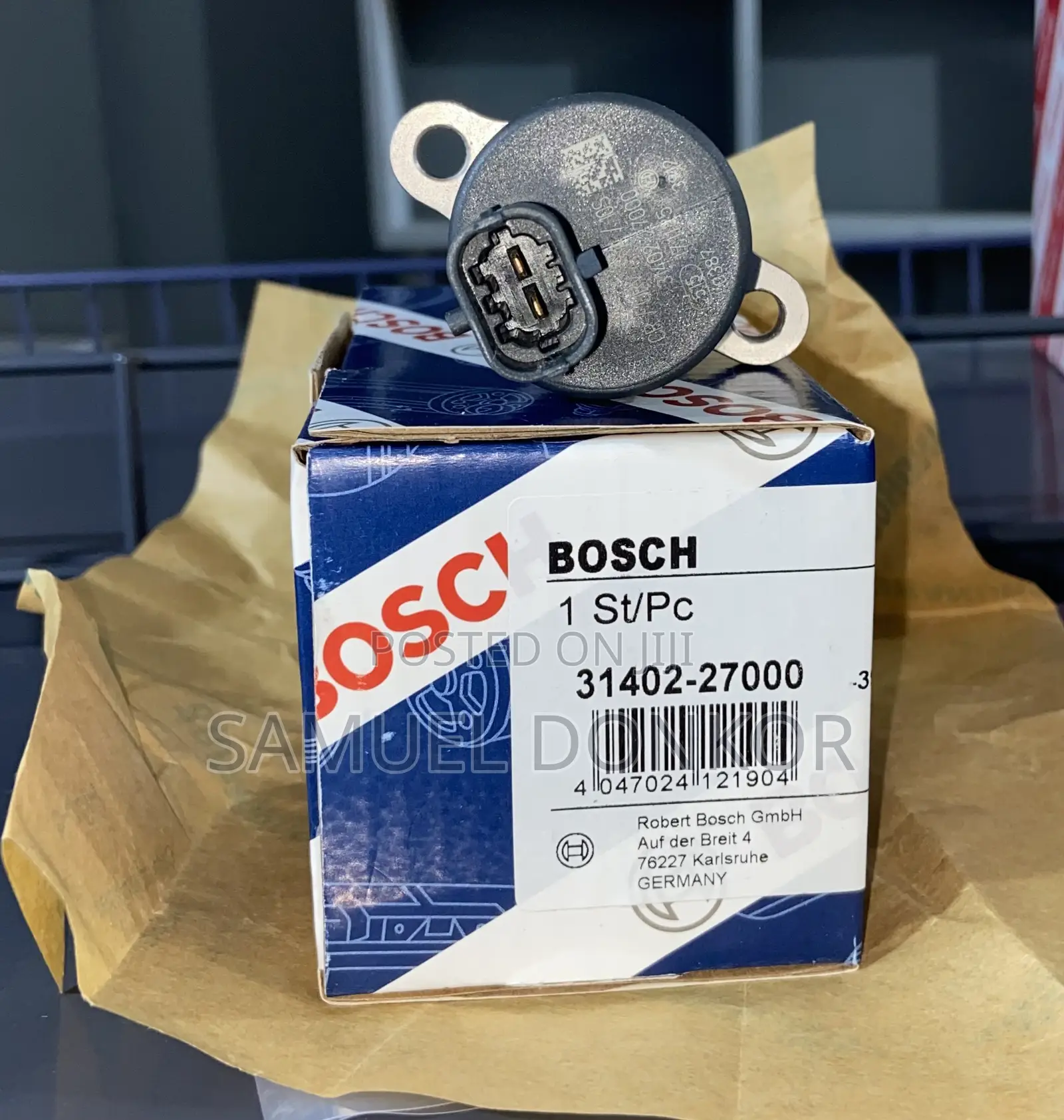 Rail Diesel Fuel Pressure Regulator Valve