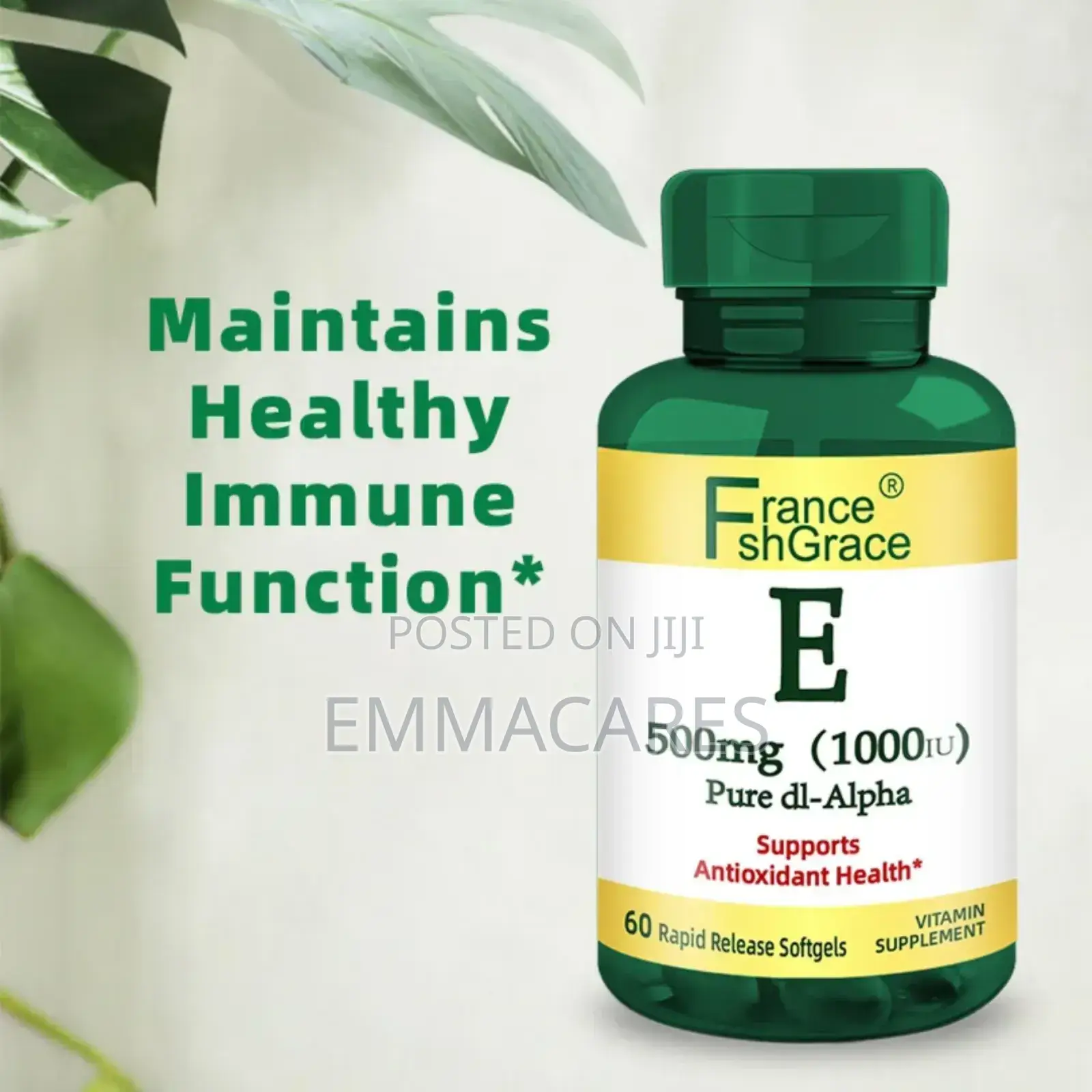 Vitamin E Oil Softgels