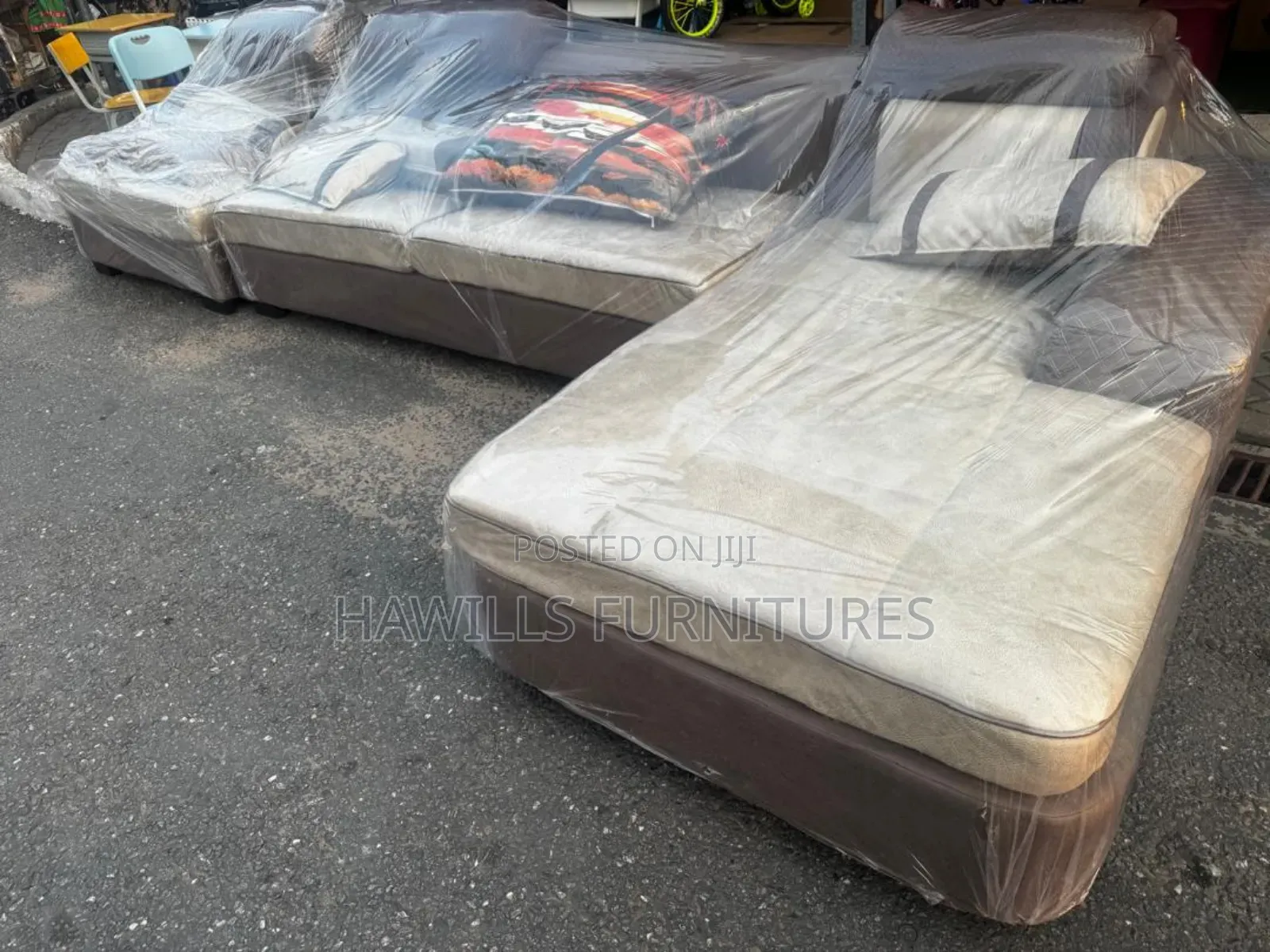 5 - Seater Leather Model Sofa Set