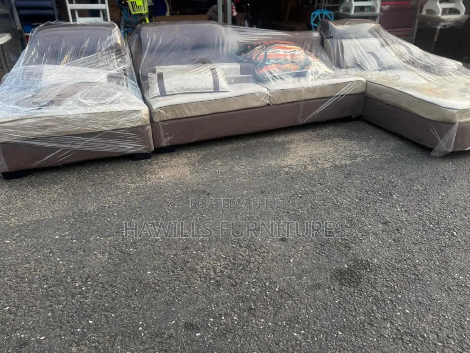 5 - Seater Leather Model Sofa Set