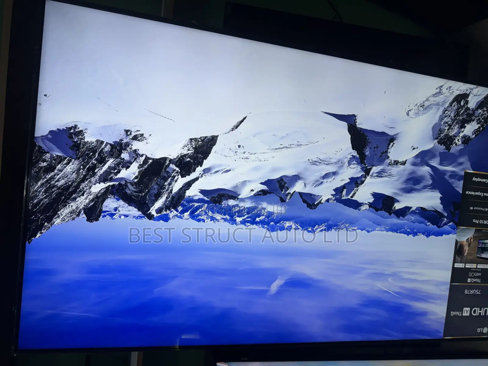 Almost New Lg 75 Inches Thinq Ai Satellite Tv