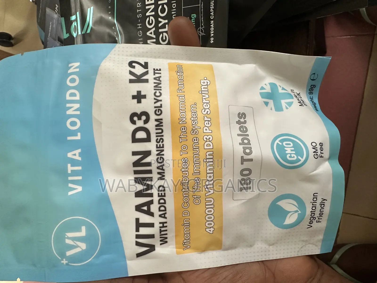 D3 With Added Magnesium Glycinate