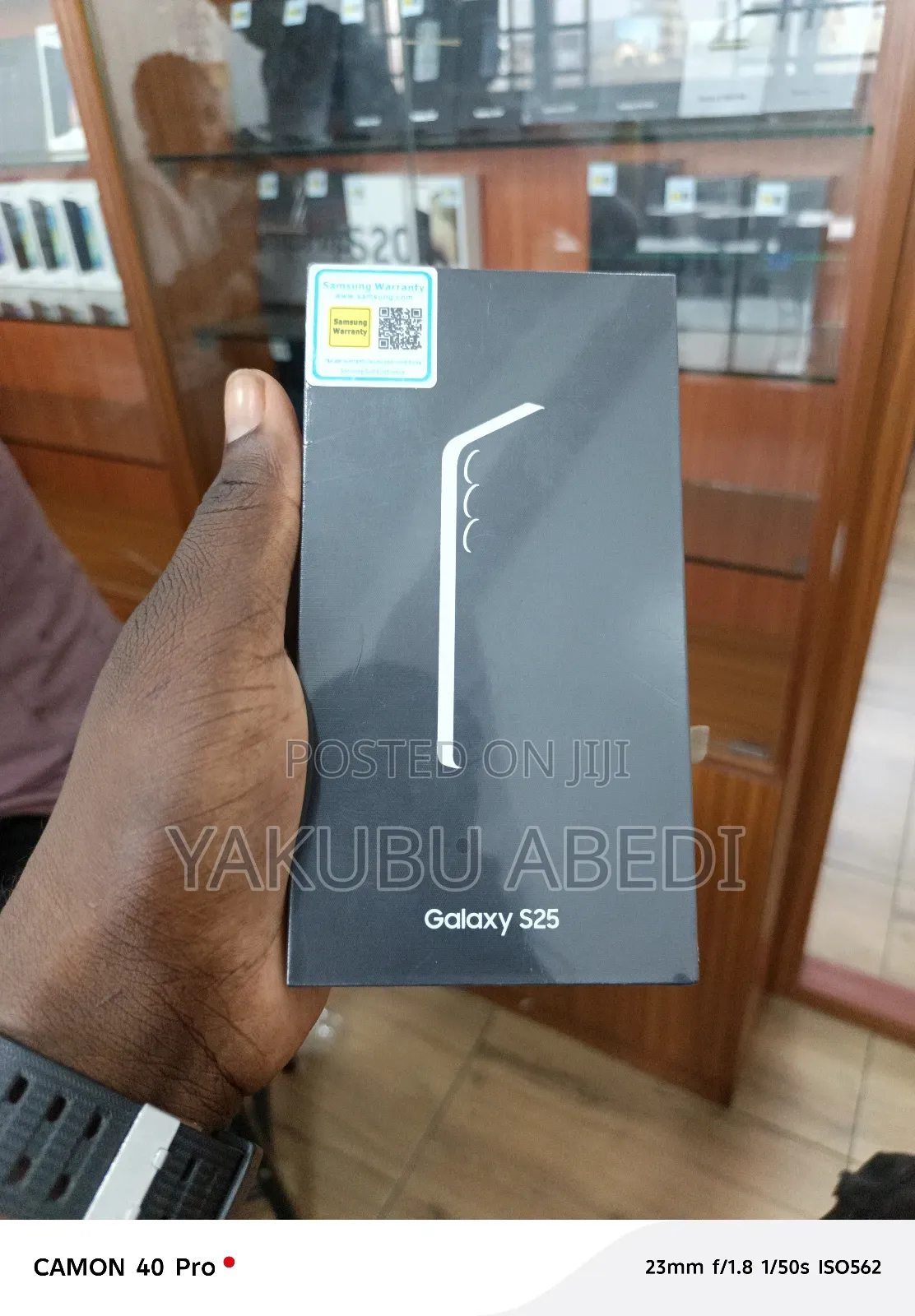 New Samsung Galaxy S25 256 GB Black