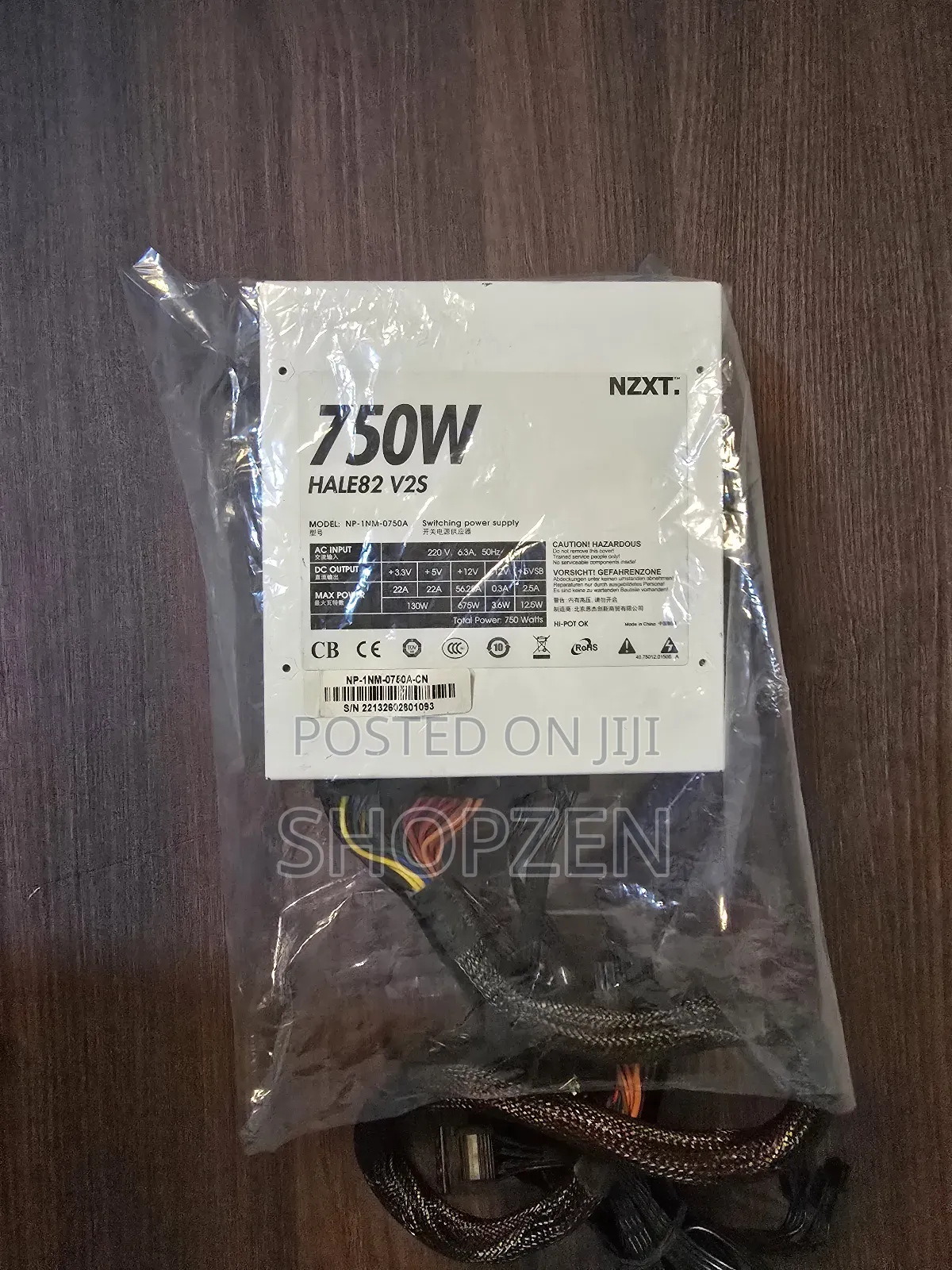 750watt NZXT Power Supply