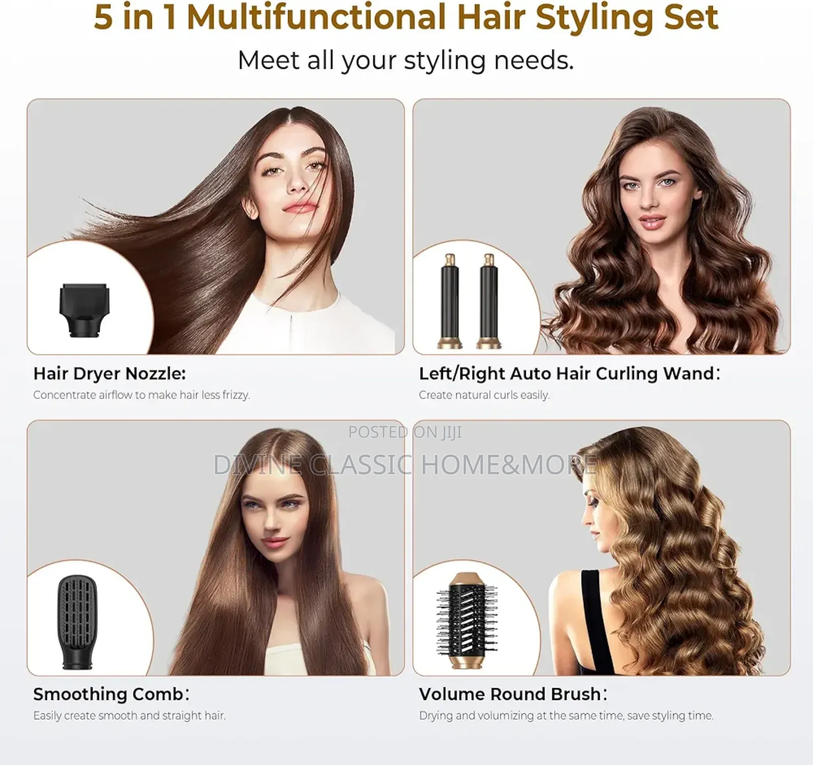 Visage 5in1 Foldable Hair Styler