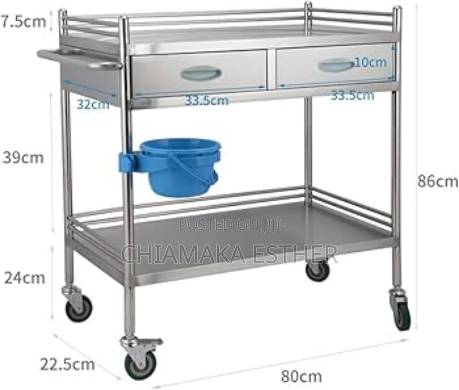Medical Trolley With Drawers