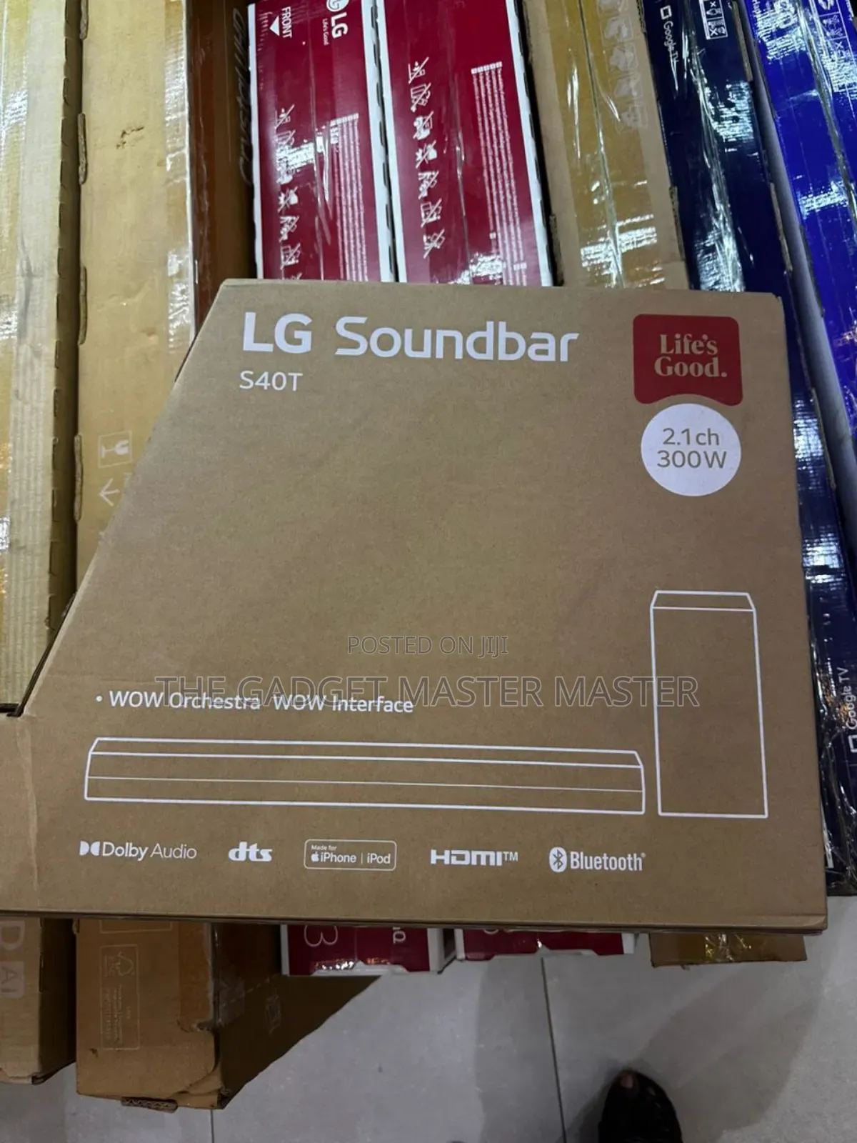 Lg S40t 300w 2.1 Channel Soundbar System