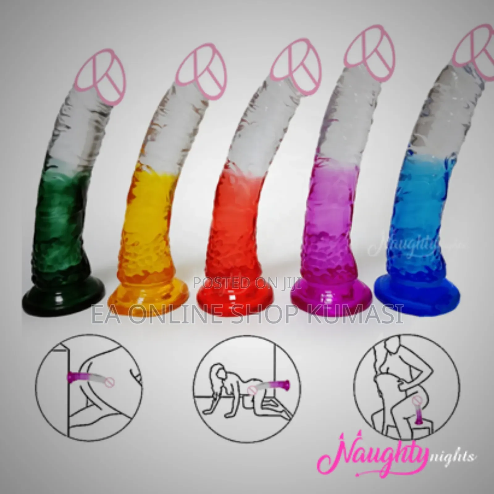 13inch 2 Different Colors Penis Dildo